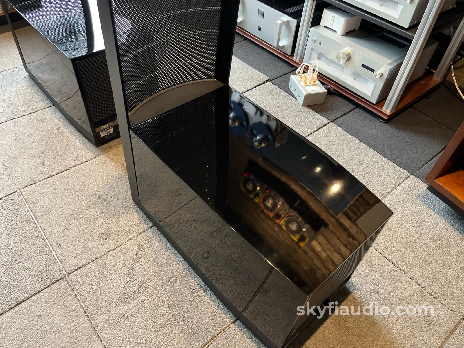 Martin Logan Expression ESL13A - Hybrid Electrostatic Speakers - Gloss Black Amplifier