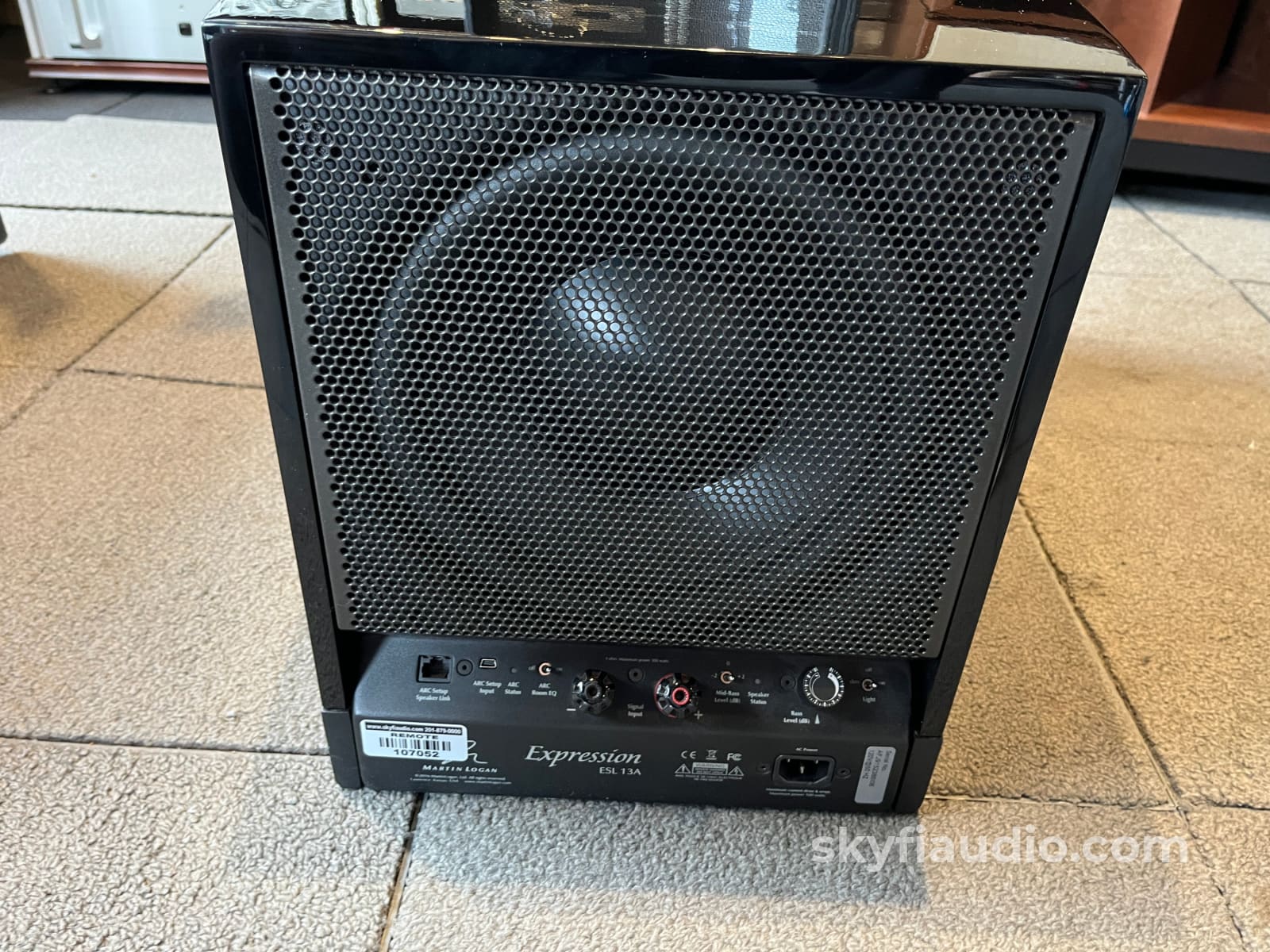 Martin Logan Expression ESL13A - Hybrid Electrostatic Speakers - Gloss Black Amplifier