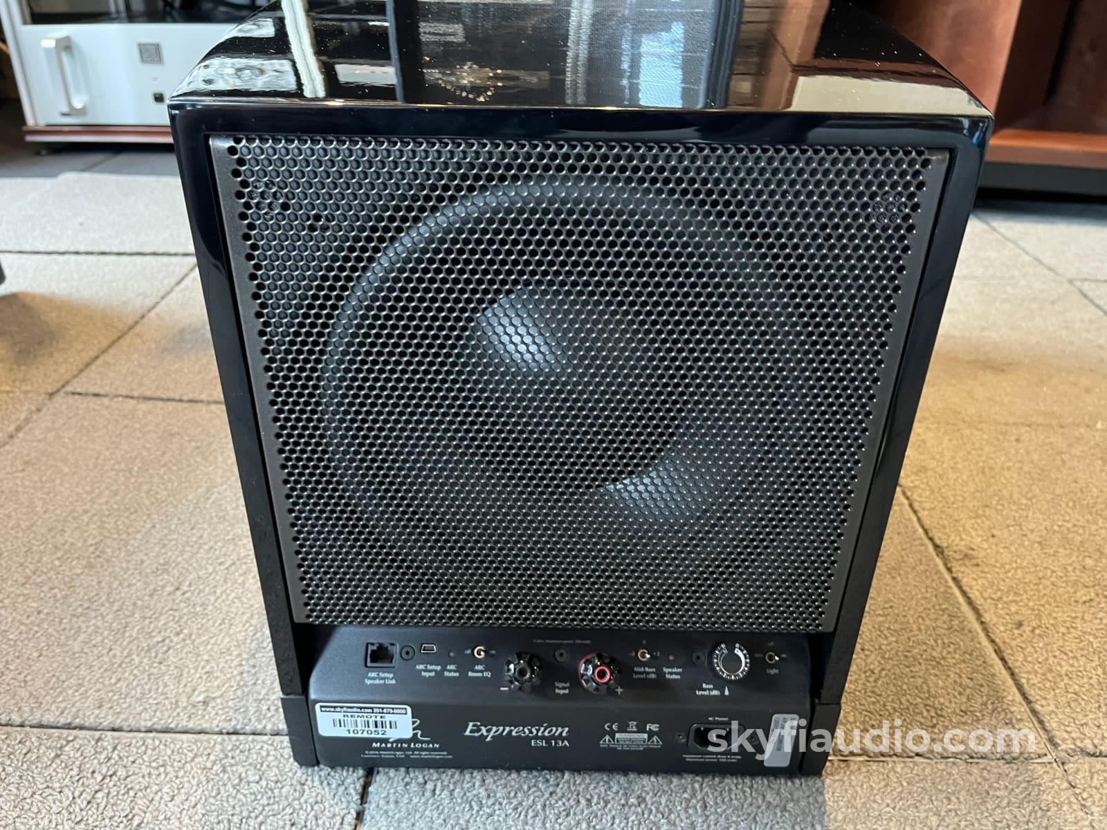 Martin Logan Expression ESL13A - Hybrid Electrostatic Speakers - Gloss Black Amplifier