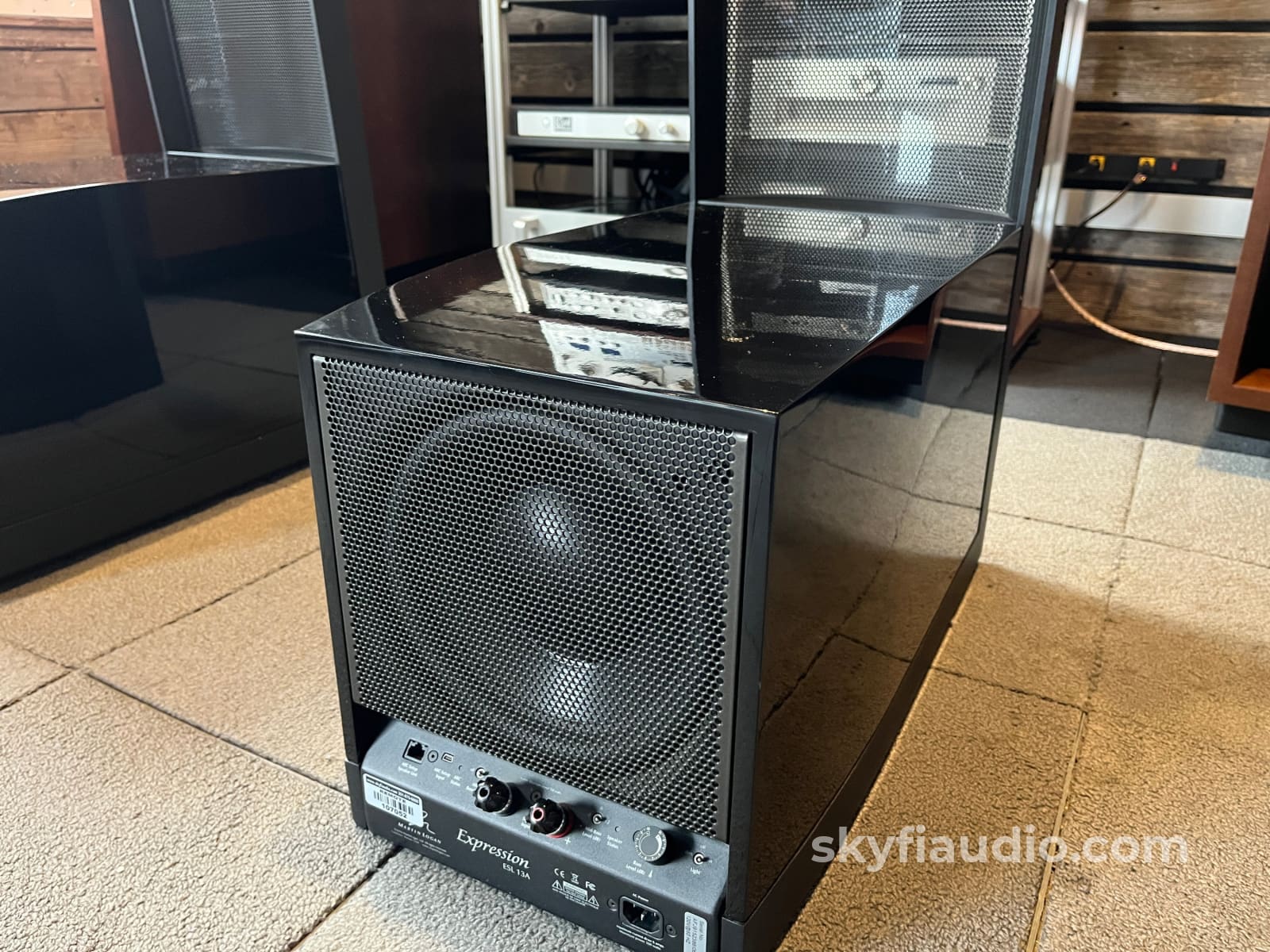 Martin Logan Expression ESL13A - Hybrid Electrostatic Speakers - Gloss Black Amplifier