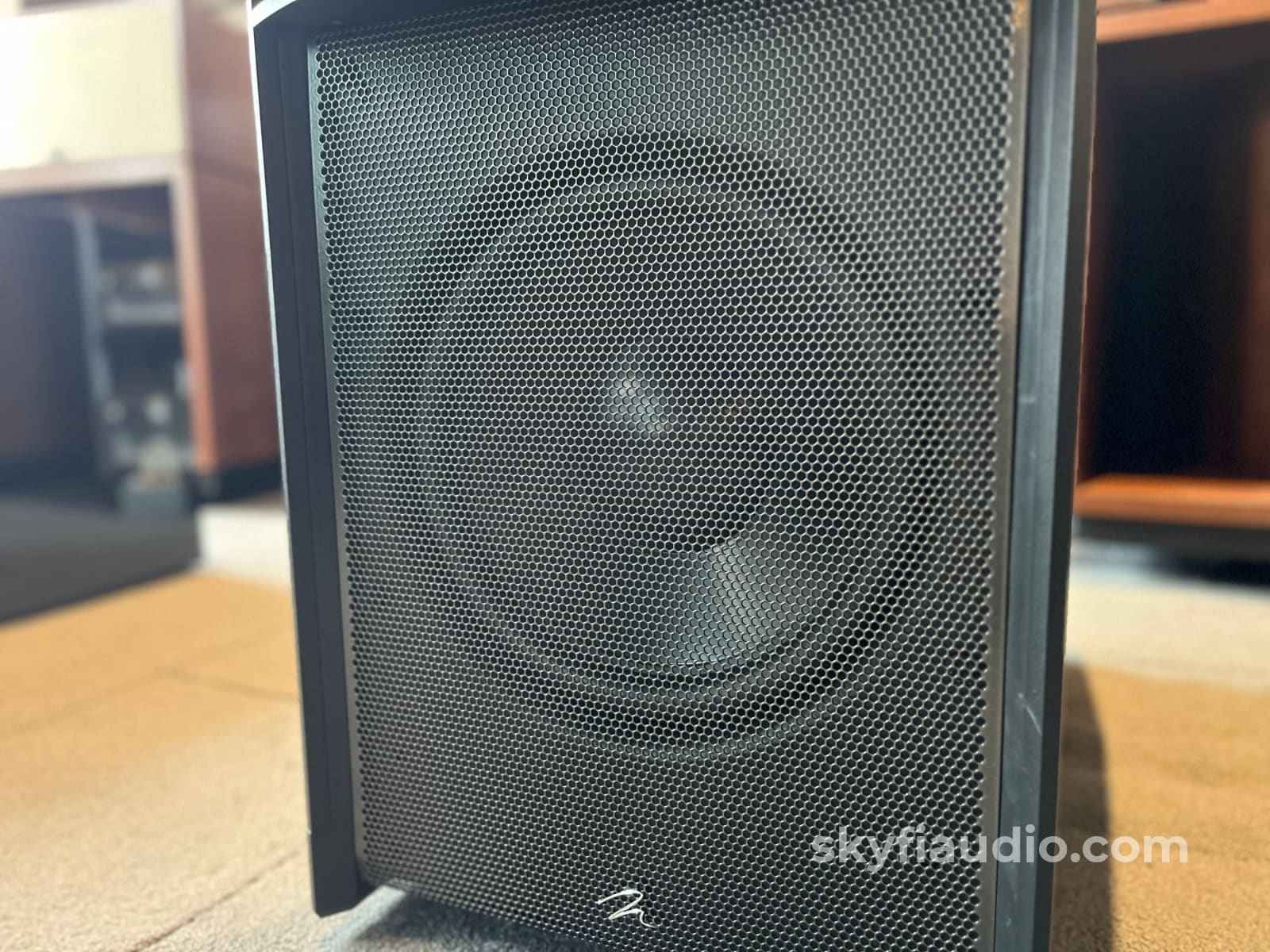 Martin Logan Renaissance ESL15A Loudspeakers - Hybrid Electrostatic - Gloss Black - Complete Kit Amplifier