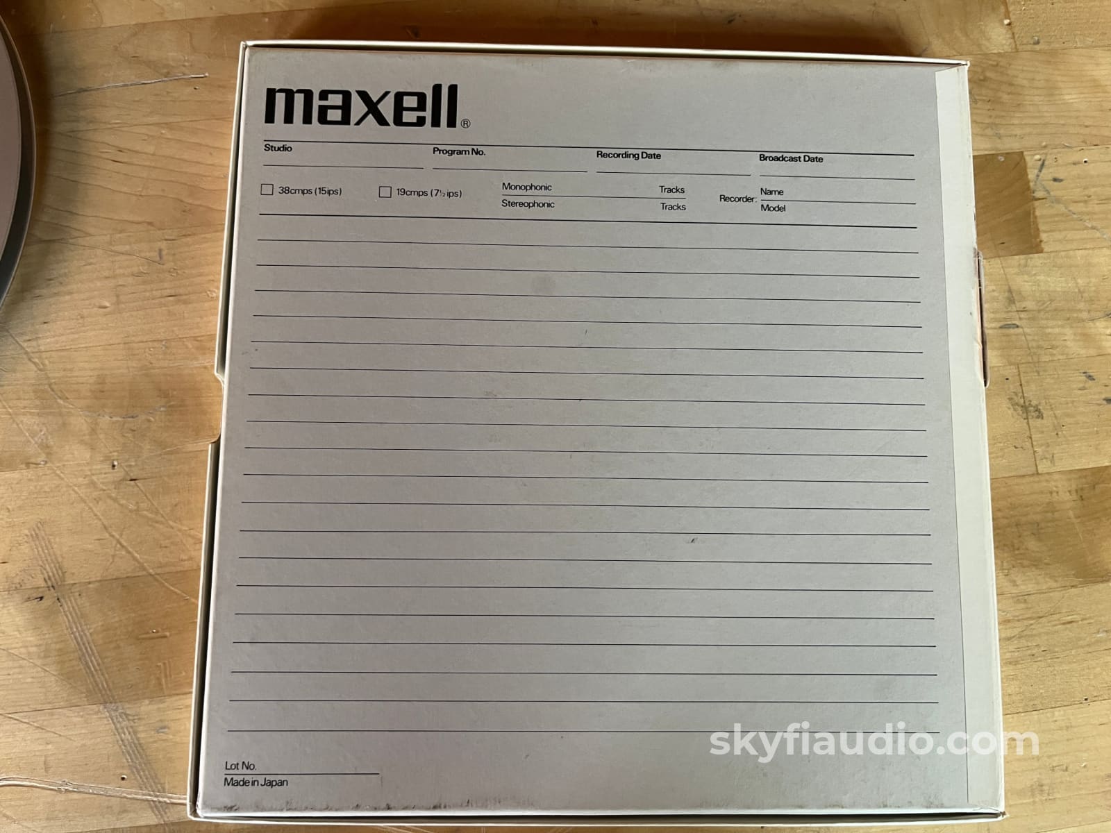 Maxell Mr-10 Tape Reel - Nos Accessory