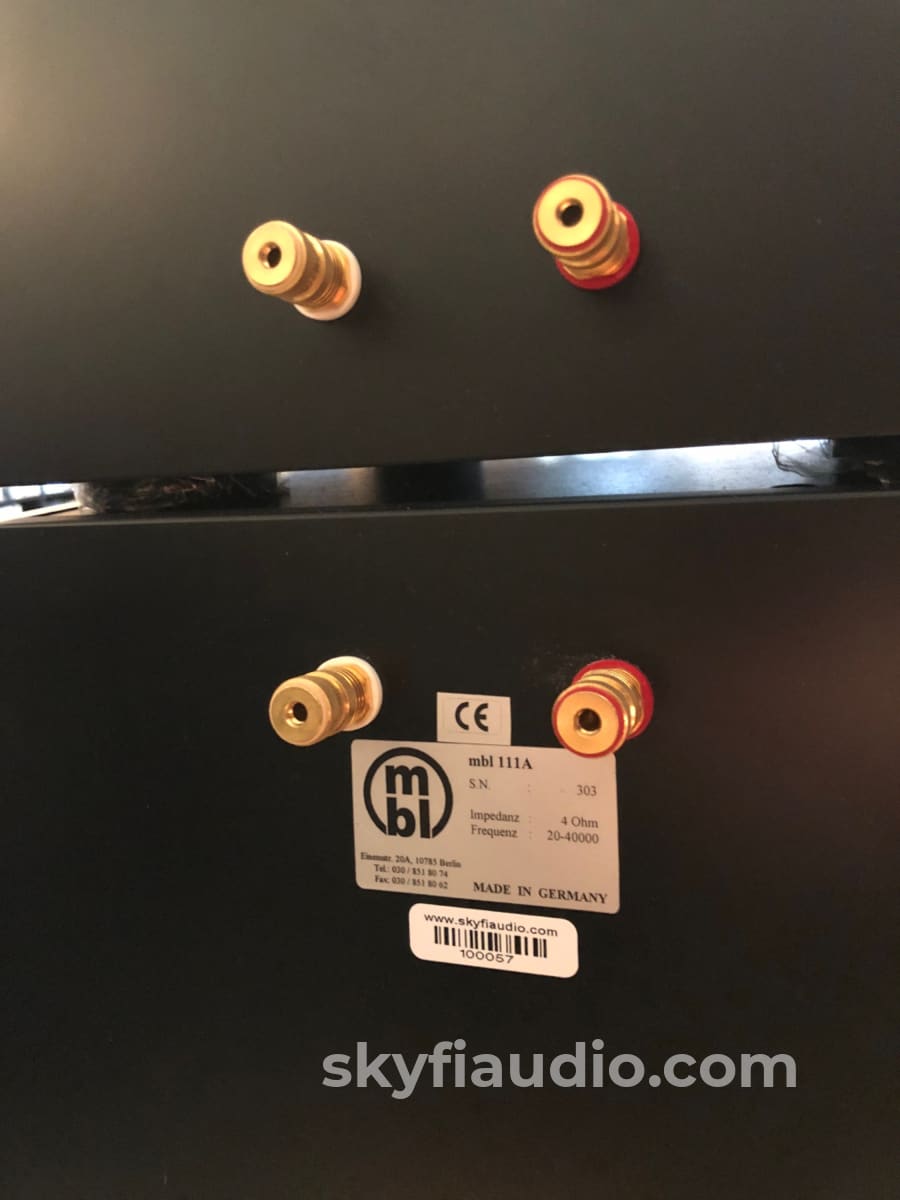 Mbl 111A Speakers - Super Unique And Amazing