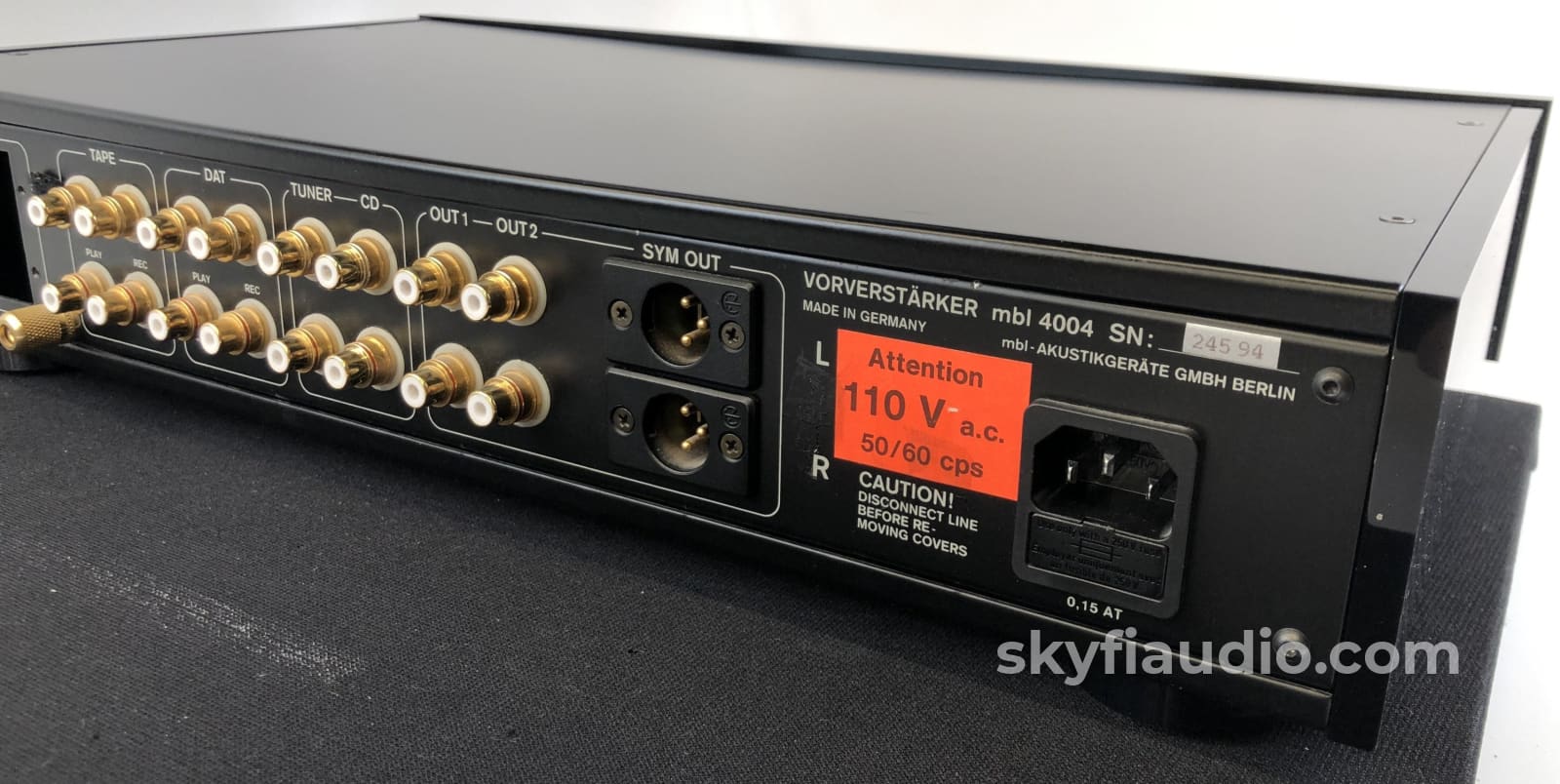 Mbl 4004 Preamp With Remote - Super Rare! Preamplifier