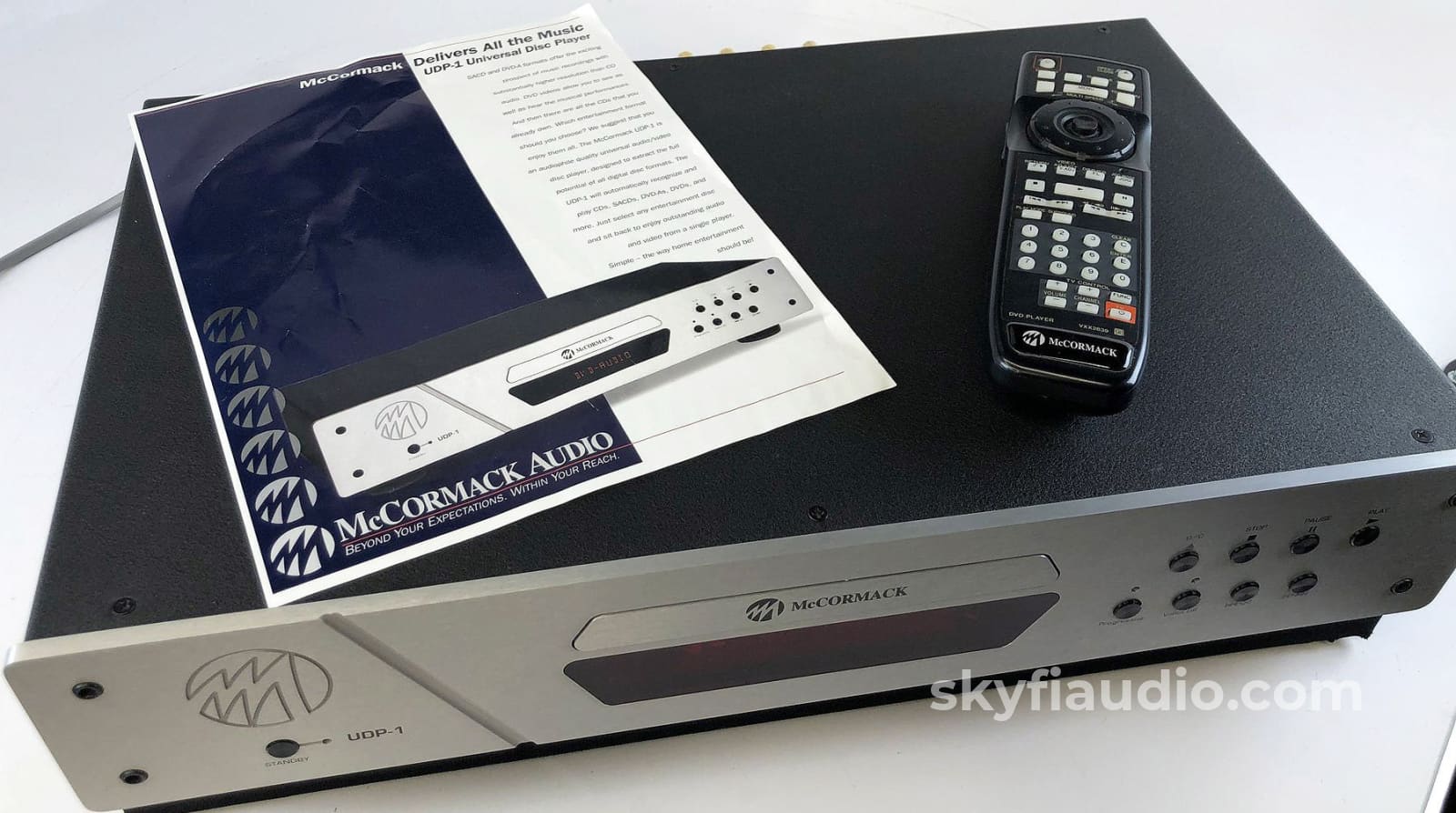 Mccormack Udp-1 Sacd/Cd Player - Burr-Brown Dacs Complete With Remote Box And Manual Cd + Digital