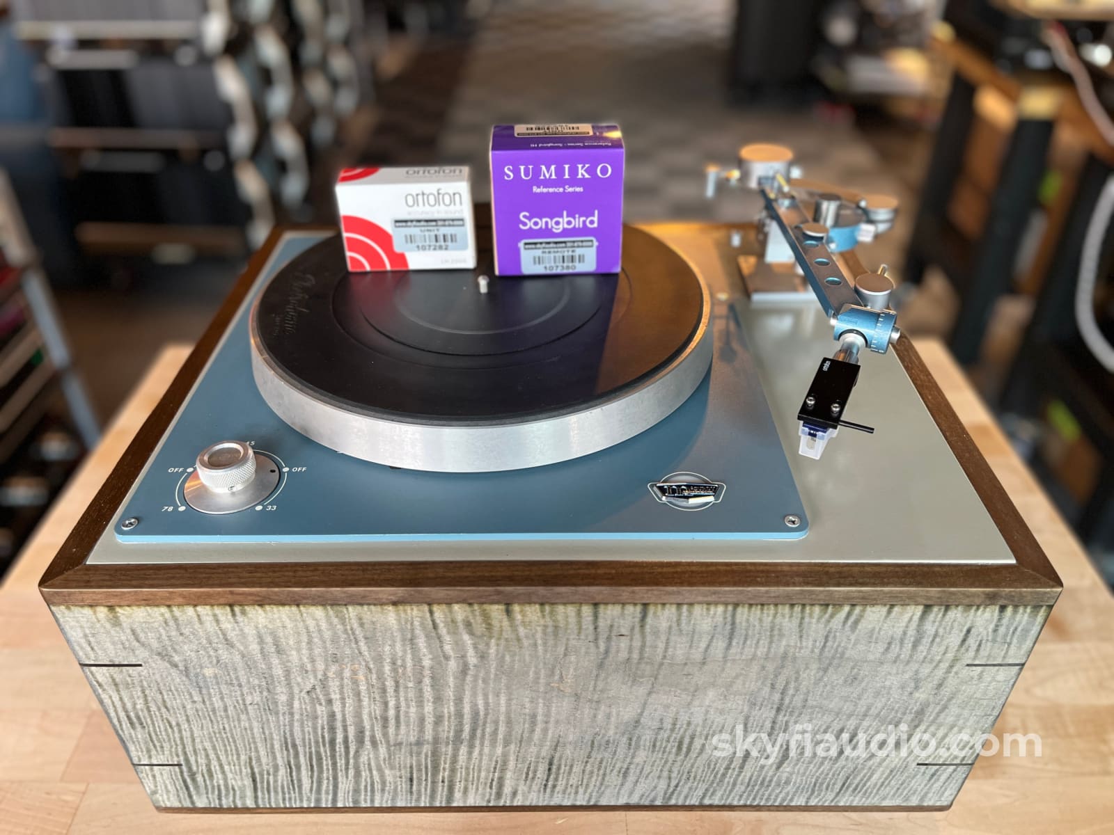 McCurdy CH-12 Boradcast Turntable W/ Custom Plinth - Dynavector Arm - Sumiko Songbird Cartridge - Turntable