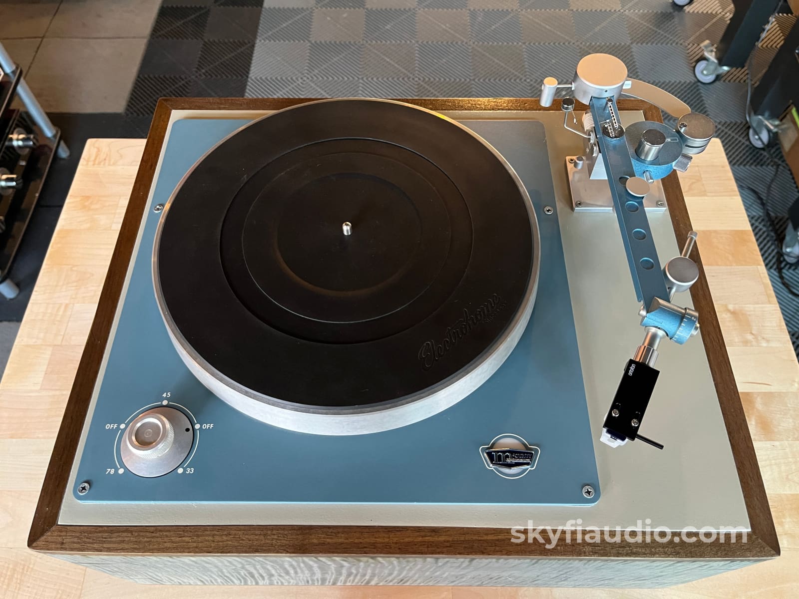 McCurdy CH-12 Boradcast Turntable W/ Custom Plinth - Dynavector Arm - Sumiko Songbird Cartridge - Turntable