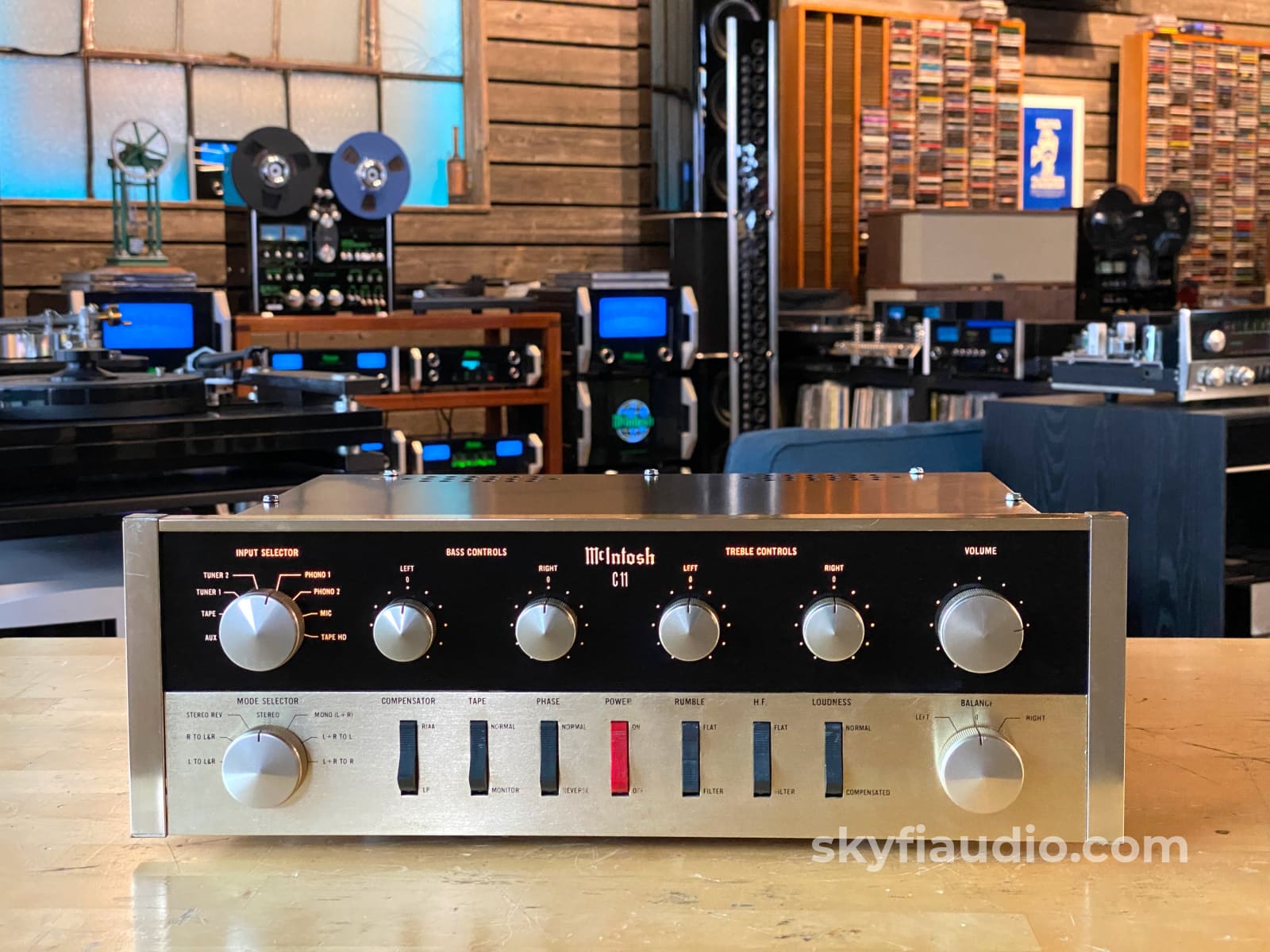 Mcintosh C11 Vintage All Tube Preamplifier From Abkco Music & Records - The Rolling Stones And More!