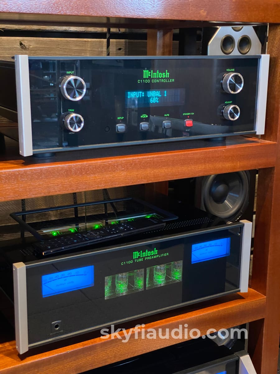Mcintosh C1100 All Tube Flagship Preamplifier - In Store Only