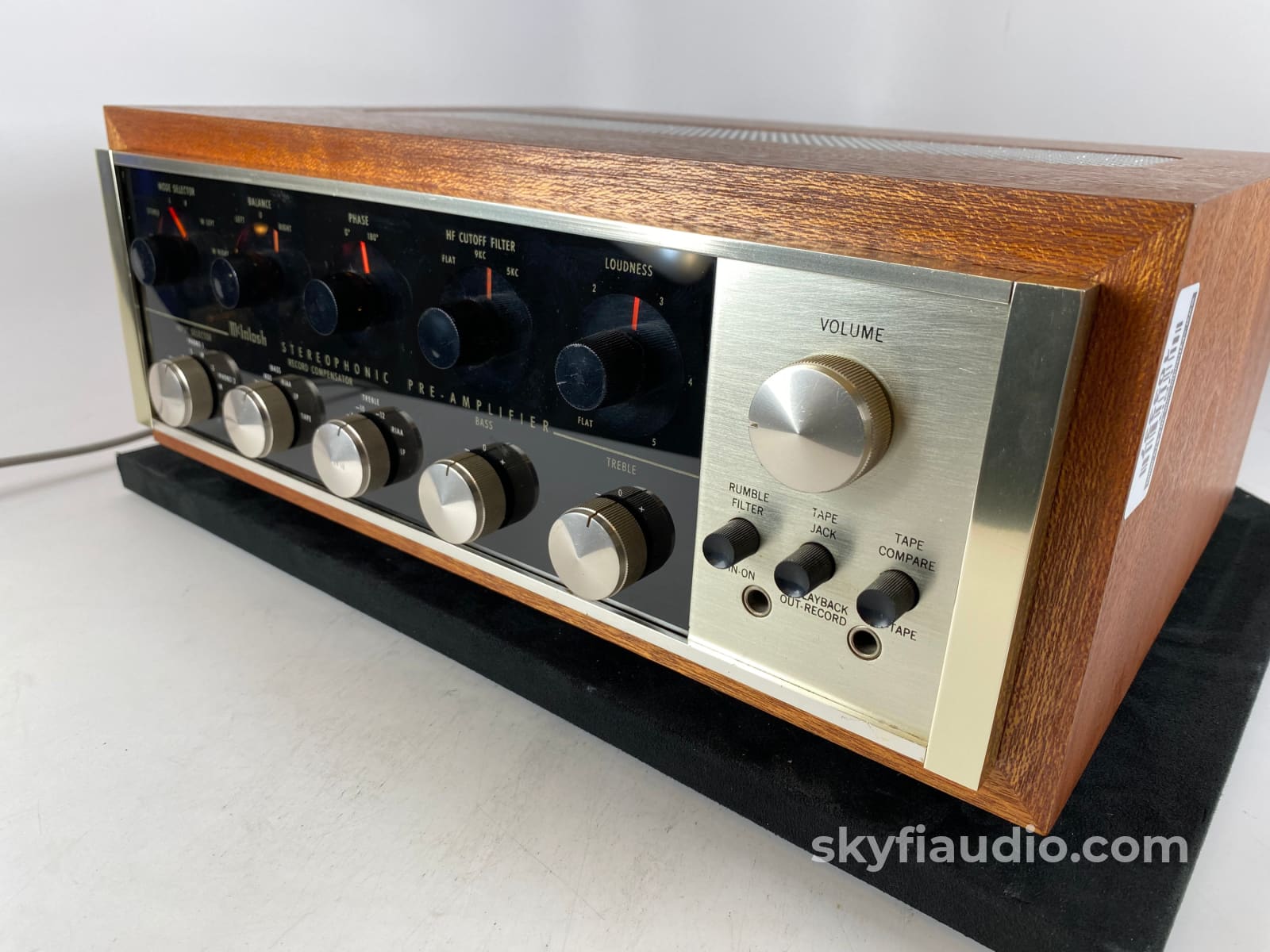 Mcintosh C20 Vintage Tube Preamp With Custom Case And Full Telefunken Complement Preamplifier