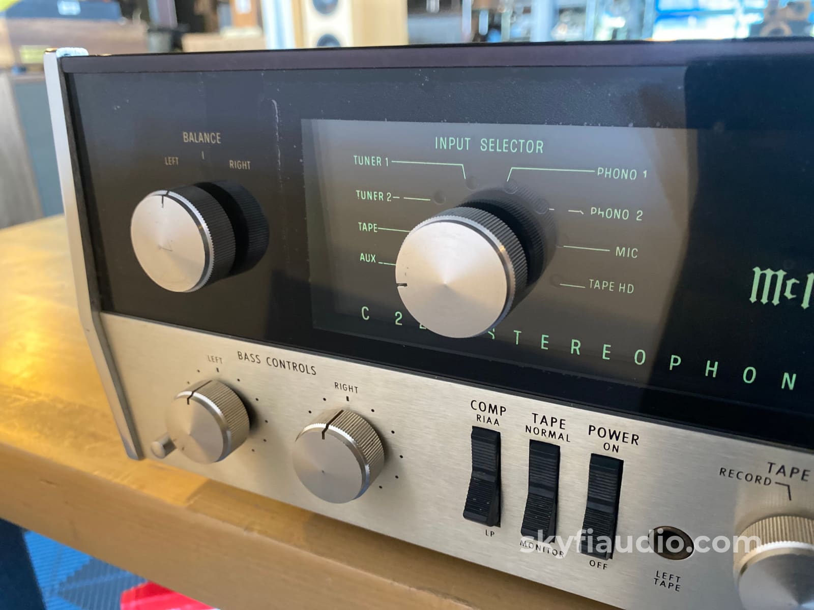 Mcintosh C22 Vintage Tube Preamplifier Restored And Highly Collectible .