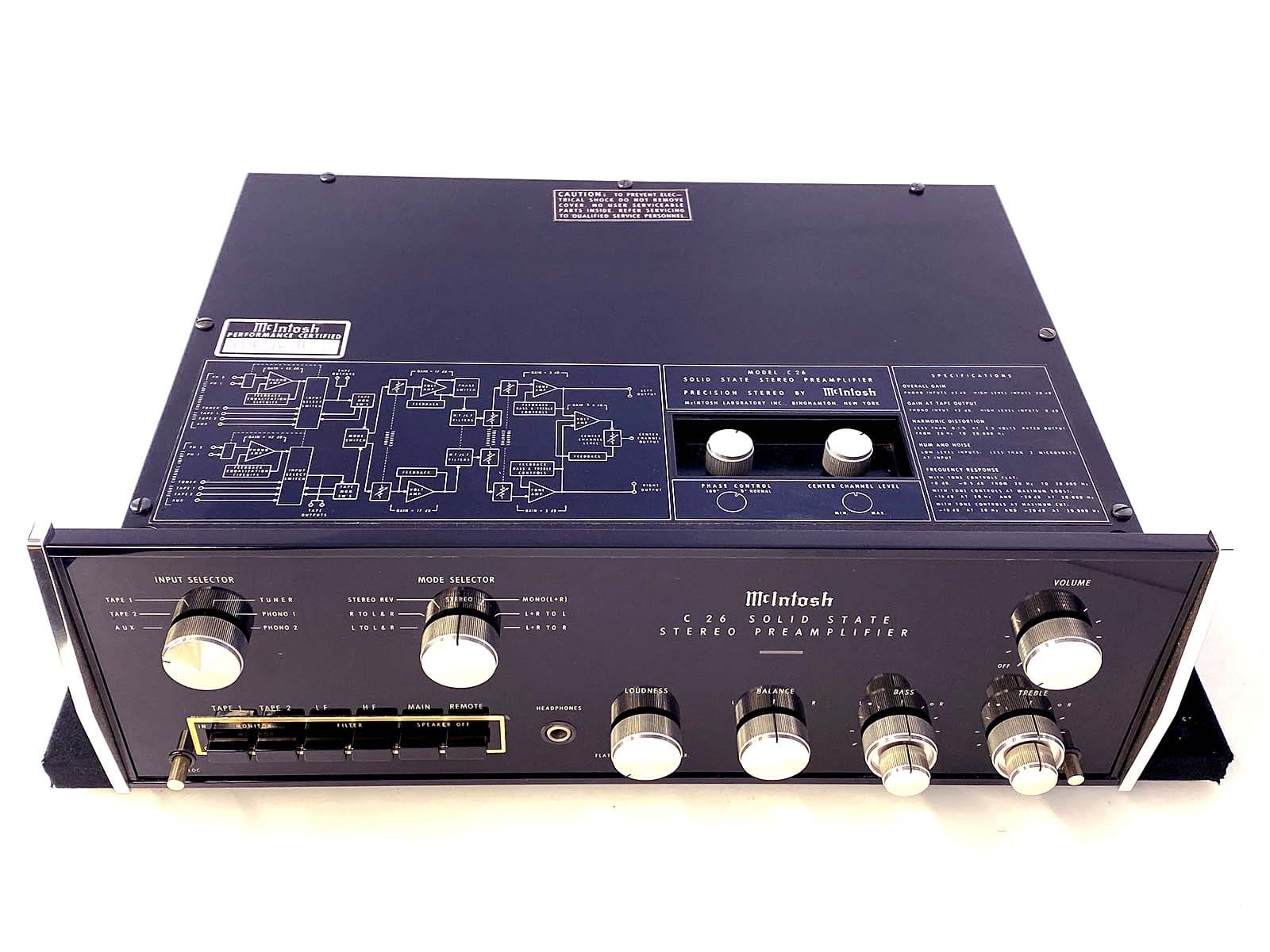 Mcintosh プリアンプC26 McIntosh C26 All Analog Preamplifier With Phono - Super Clean!