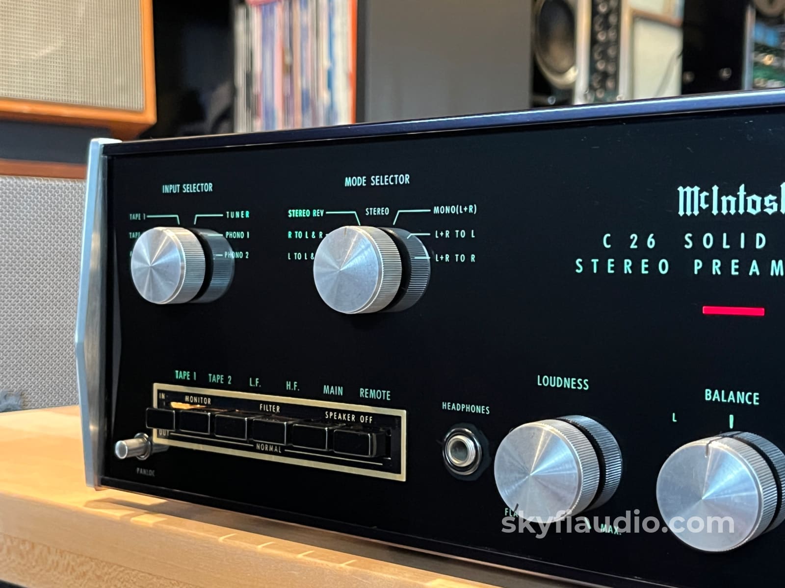 McIntosh C26 Solid State Preamplifier - Serviced - Dual Phono Inputs