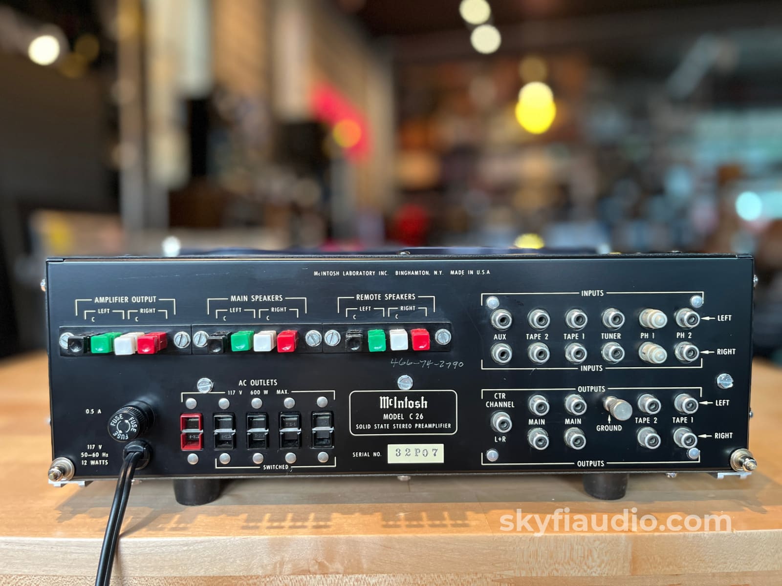 McIntosh C26 Solid State Preamplifier - Serviced - Dual Phono Inputs