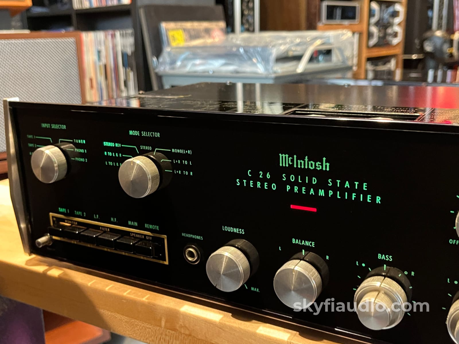 McIntosh C26 Solid State Preamplifier - Serviced - Dual Phono Inputs
