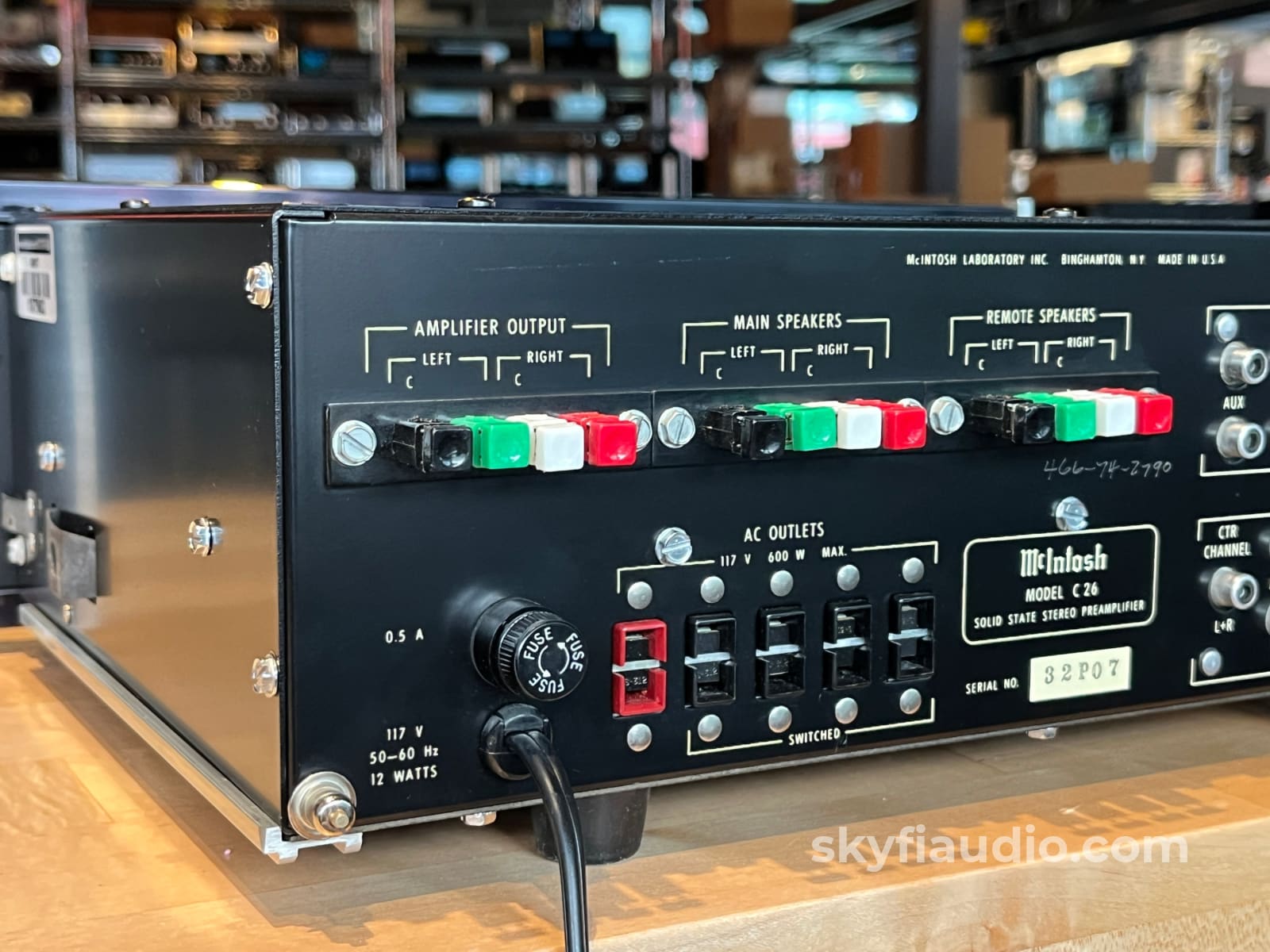 McIntosh C26 Solid State Preamplifier - Serviced - Dual Phono Inputs