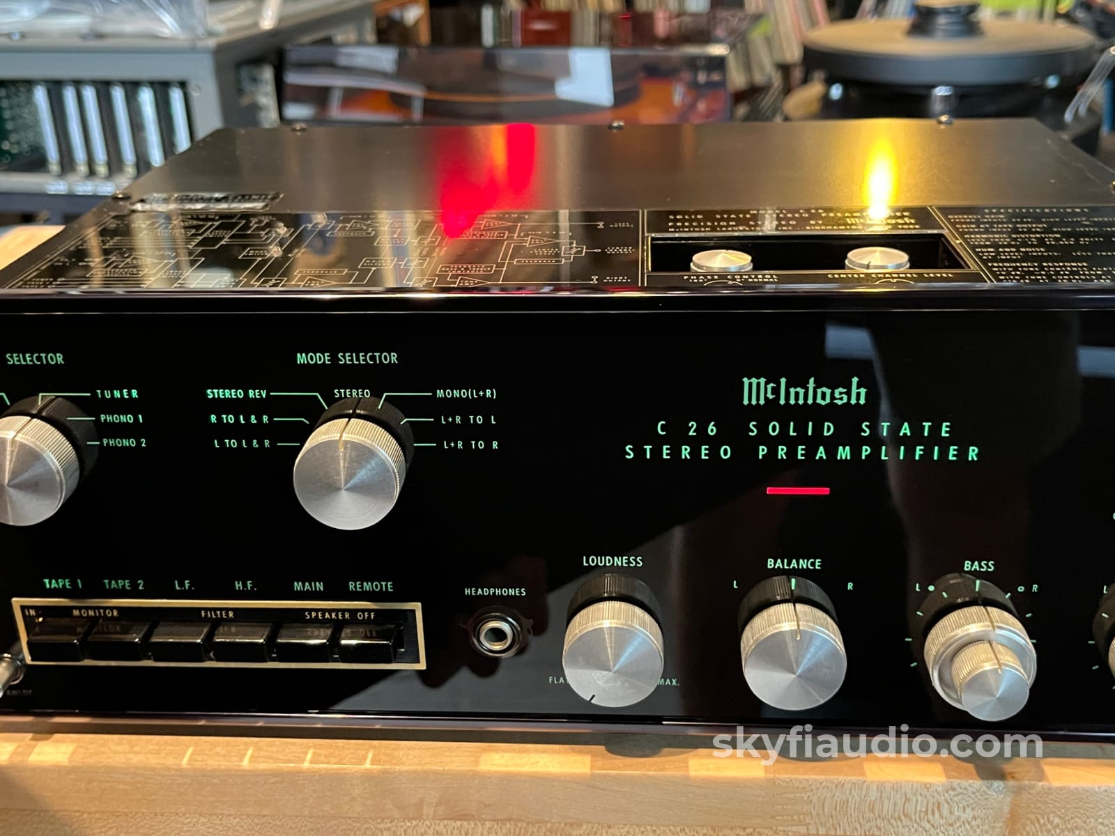 McIntosh C26 Solid State Preamplifier - Serviced - Dual Phono Inputs