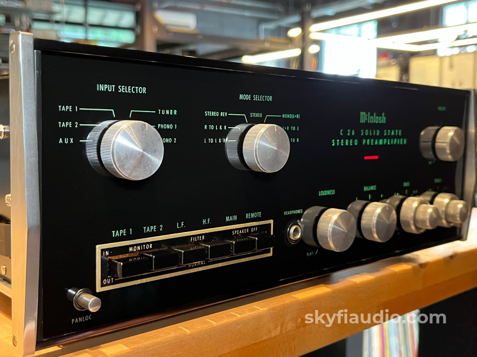 McIntosh C26 Solid State Preamplifier - Serviced - Dual Phono Inputs