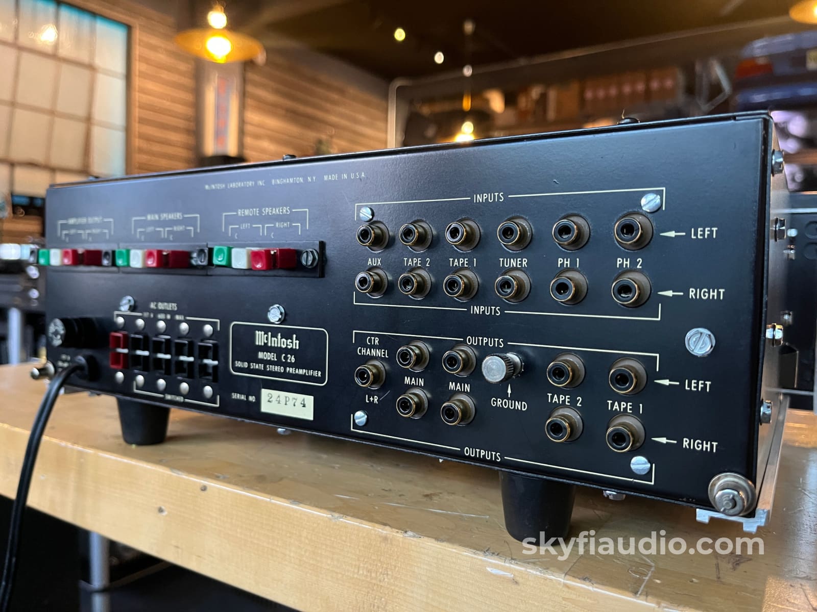 Mcintosh C26 Vintage Preamp- Serviced By Audio Classics Preamplifier