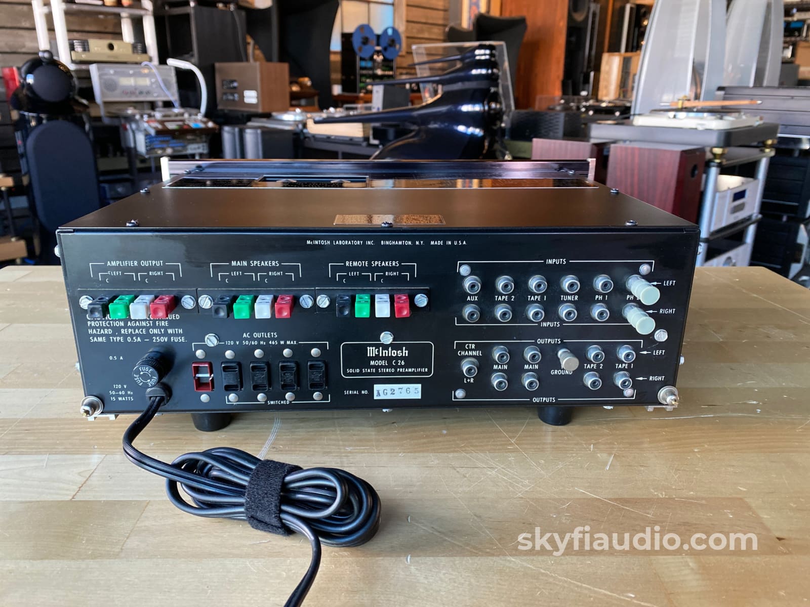 Mcintosh C26 Vintage Analog Preamplifier Serviced