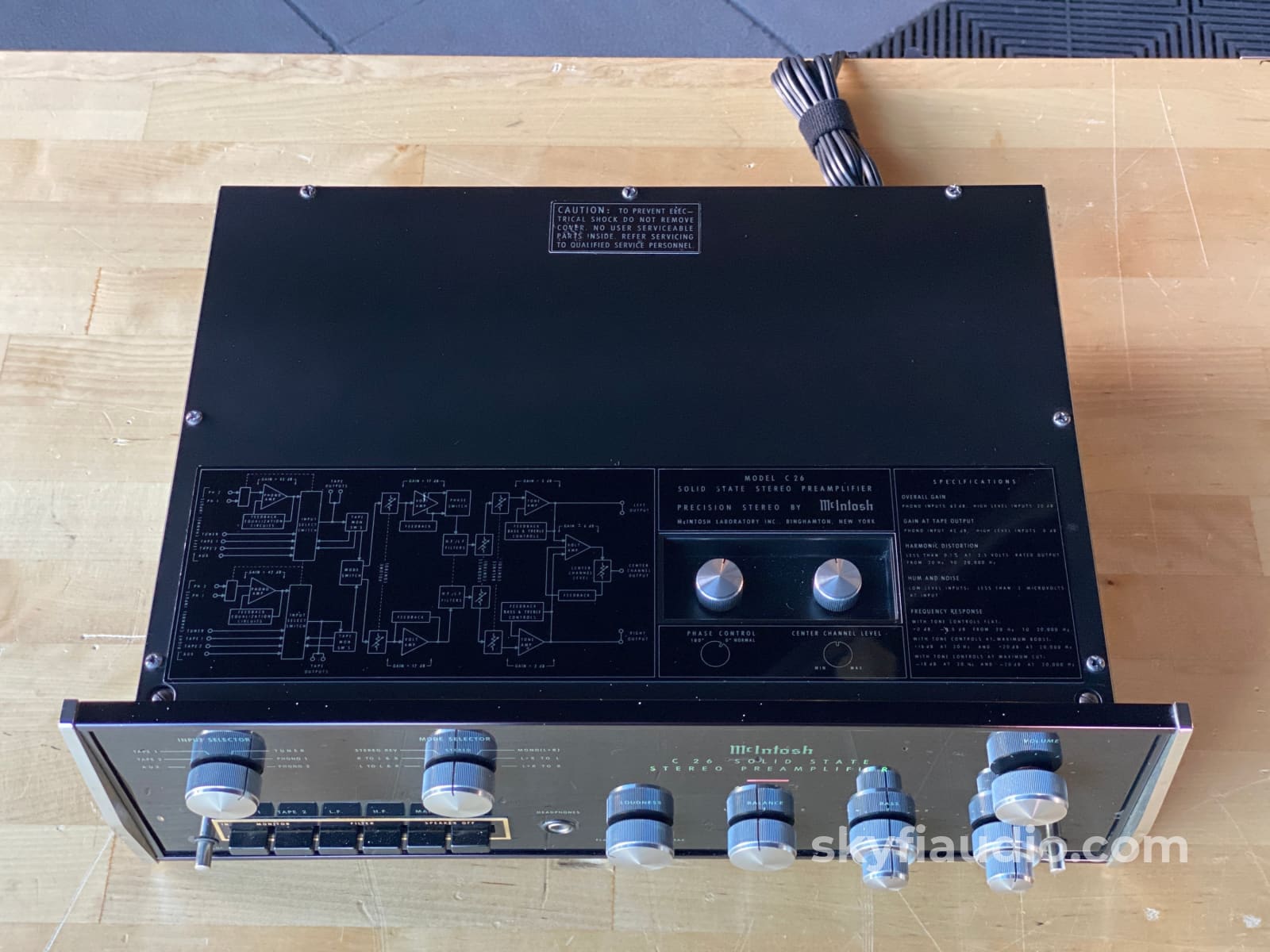 McIntosh C26 Vintage Analog Preamplifier, Serviced