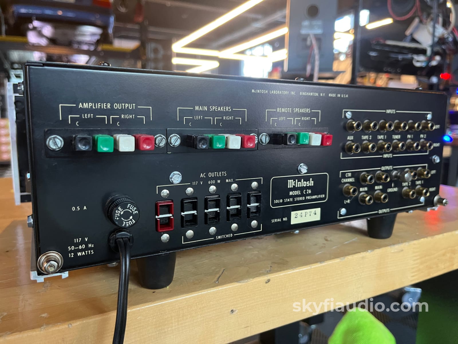 McIntosh C26 Vintage Analog Preamplifier - Serviced