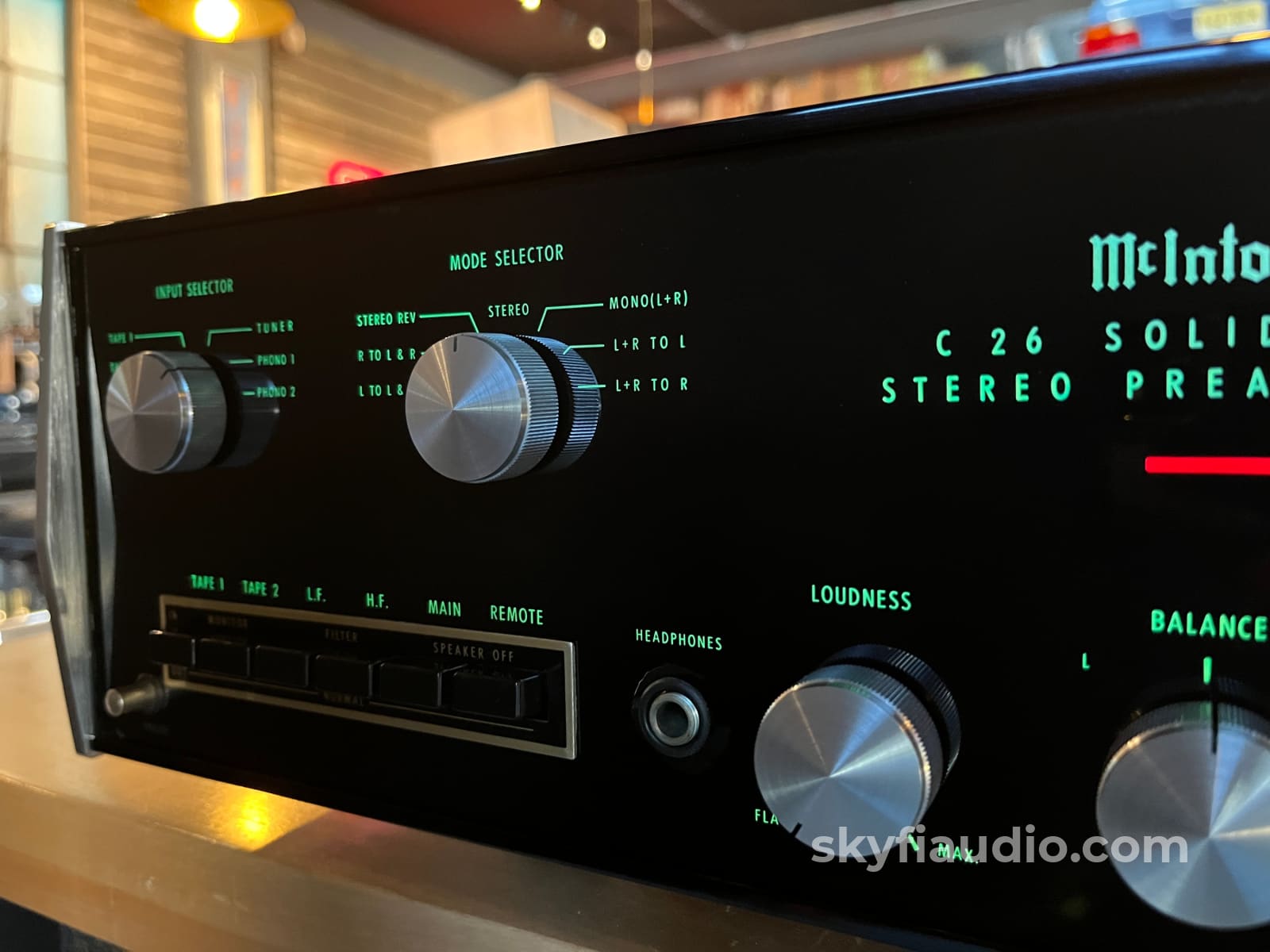 McIntosh C26 Vintage Solid State Preamplifier- Lightly Serviced Preamplifier