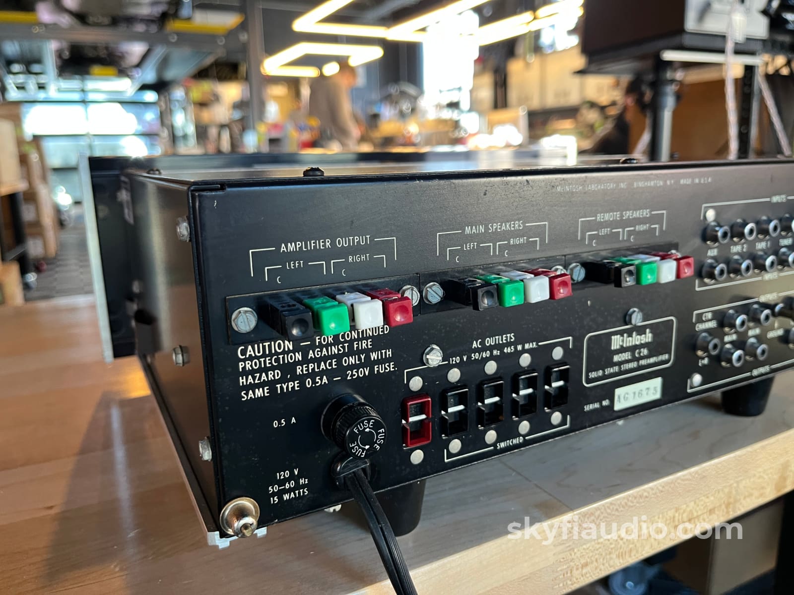 McIntosh C26 Vintage Solid State Preamplifier- Lightly Serviced Preamplifier