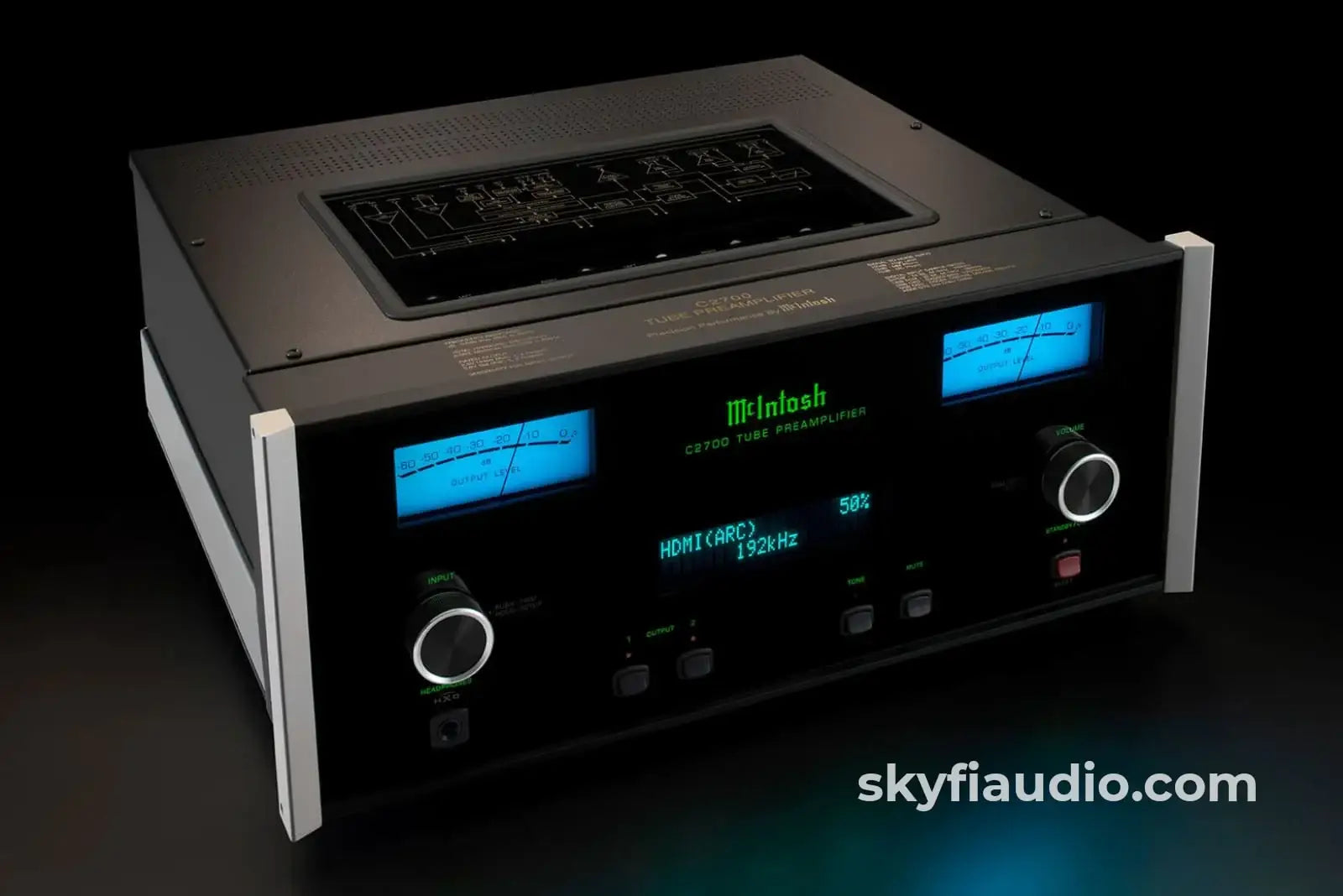 McIntosh C2700 Tube Preamplifier and Quad Balanced DAC - Factory Refurbished - Preamplifier