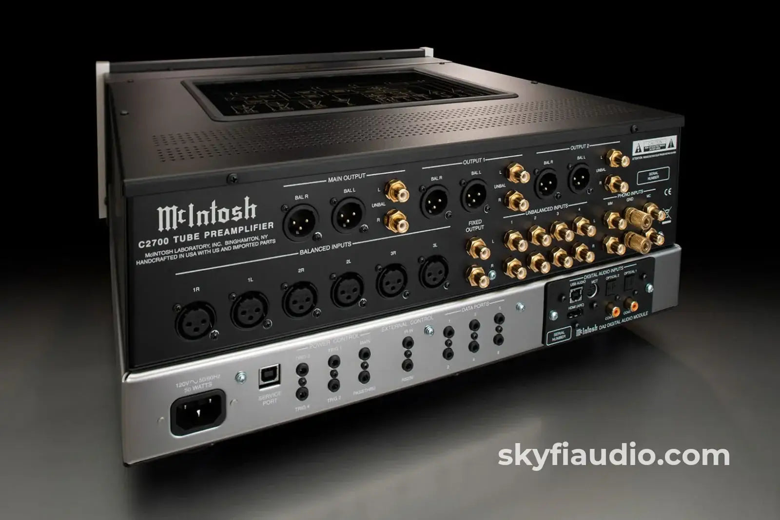 McIntosh C2700 Tube Preamplifier and Quad Balanced DAC - Factory Refurbished - Preamplifier