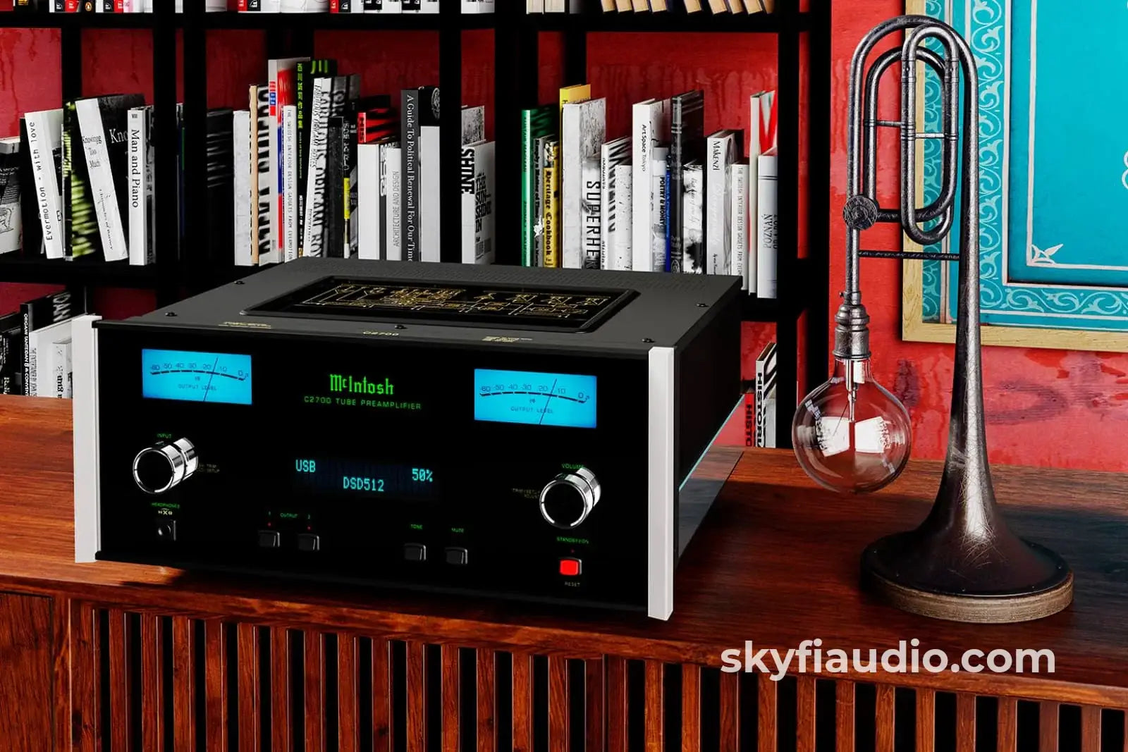 McIntosh C2700 Tube Preamplifier and Quad Balanced DAC - Factory Refurbished - Preamplifier