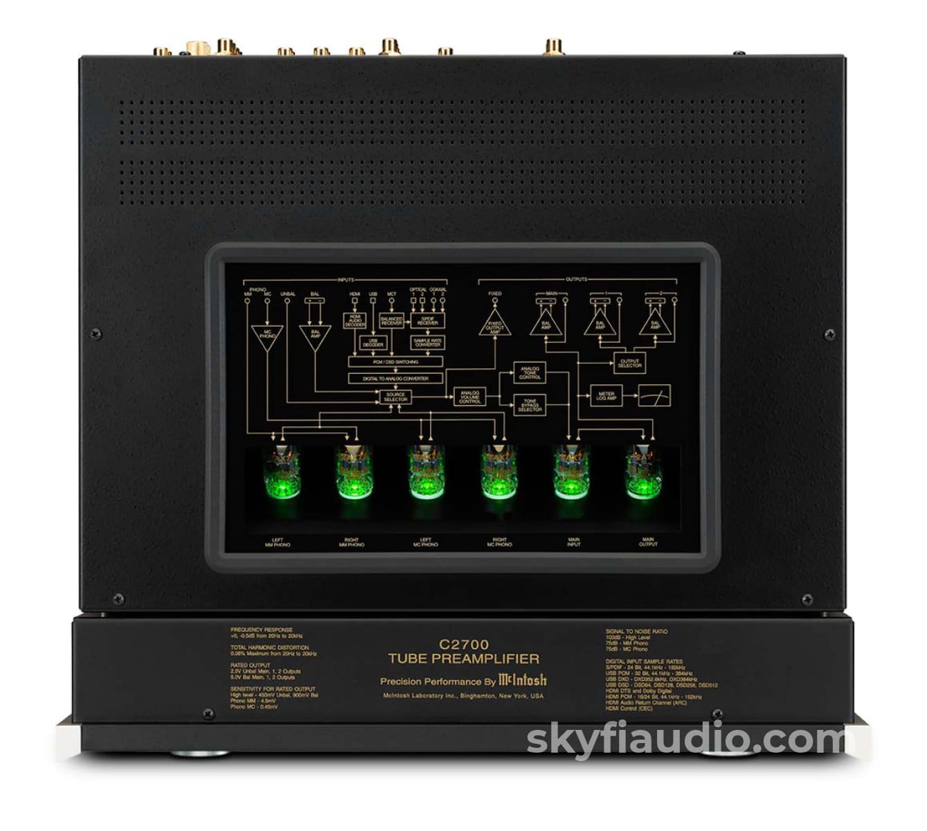 Mcintosh C2700 Tube Preamplifier And Dac