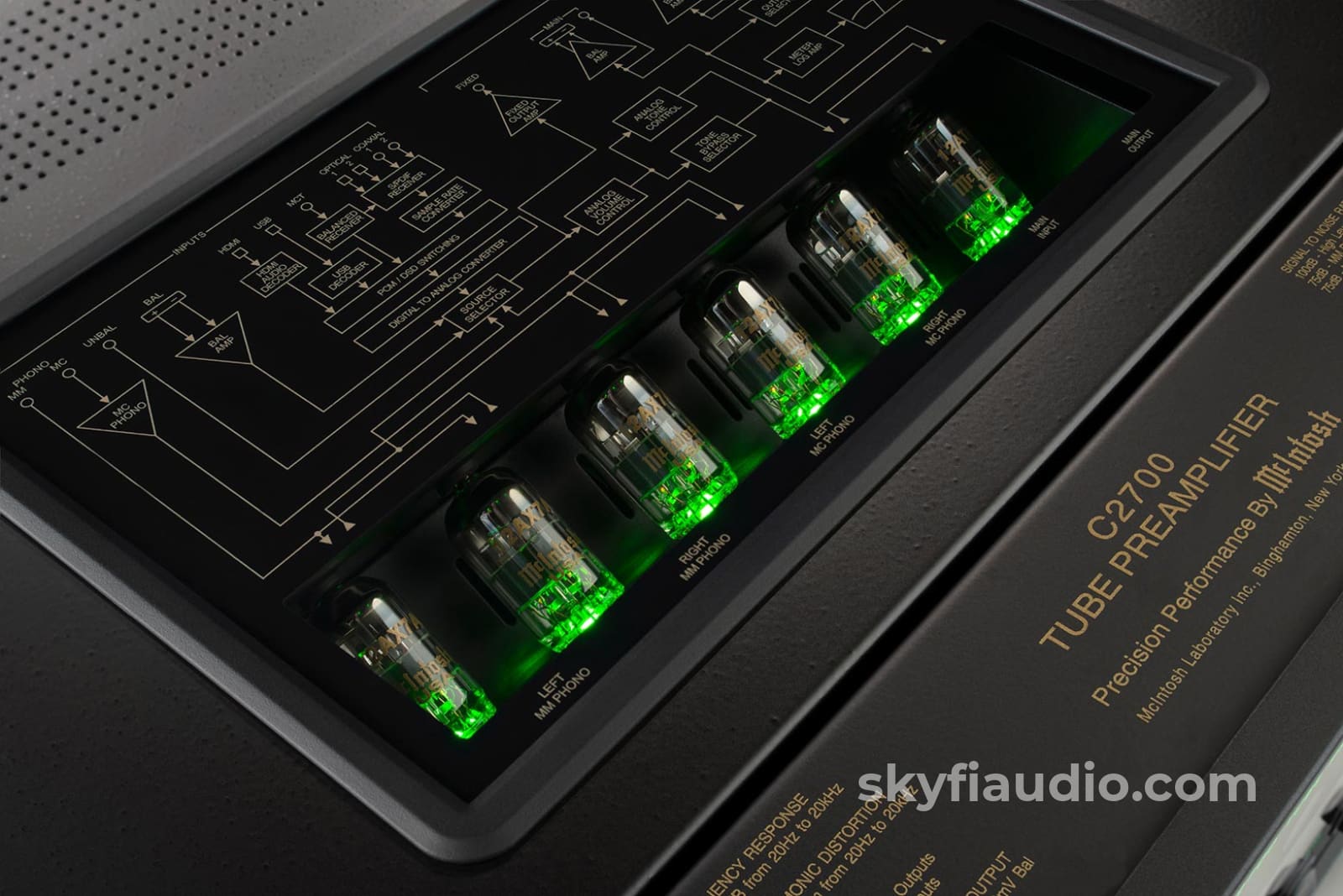 Mcintosh C2700 Tube Preamplifier And Dac