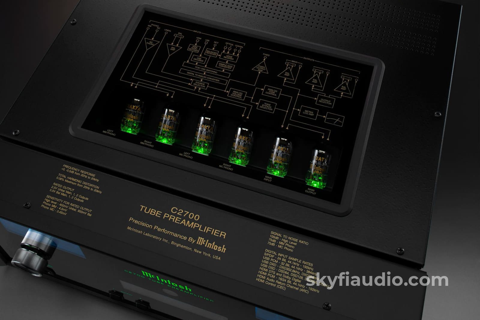 Mcintosh C2700 Tube Preamplifier And Dac