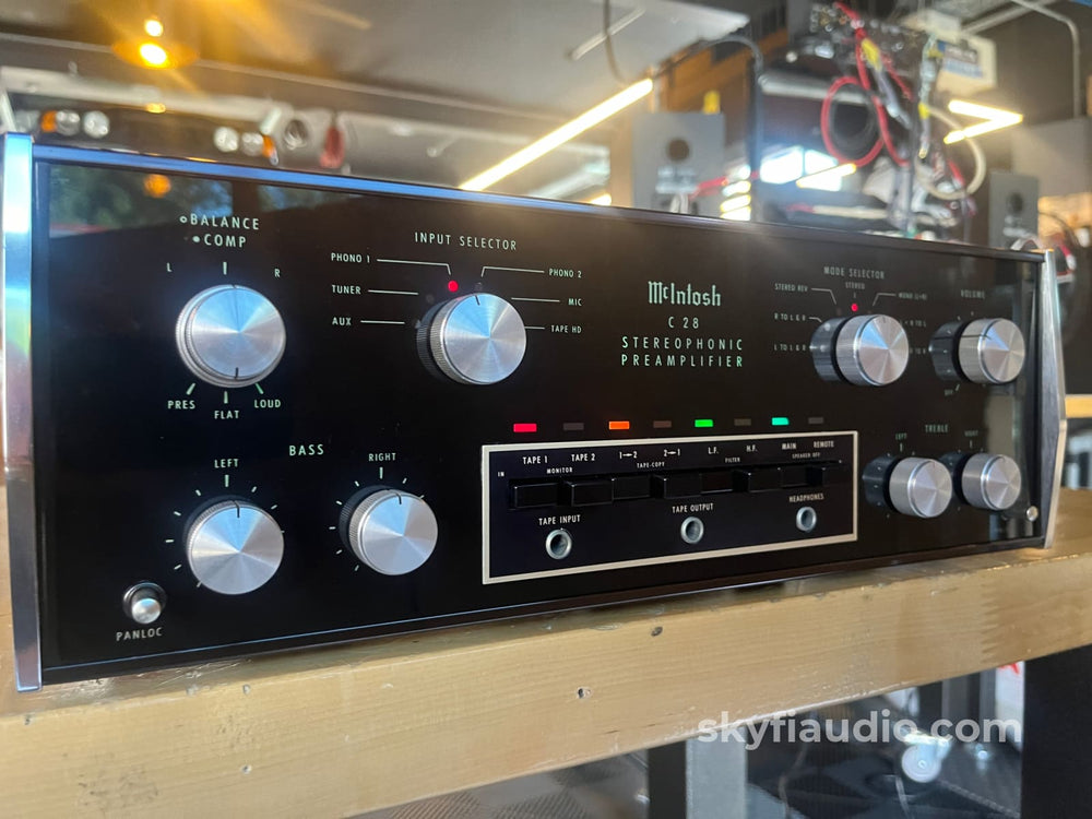 McIntosh C28 Preamp Complete Collector Set - Box & Literature - Servic