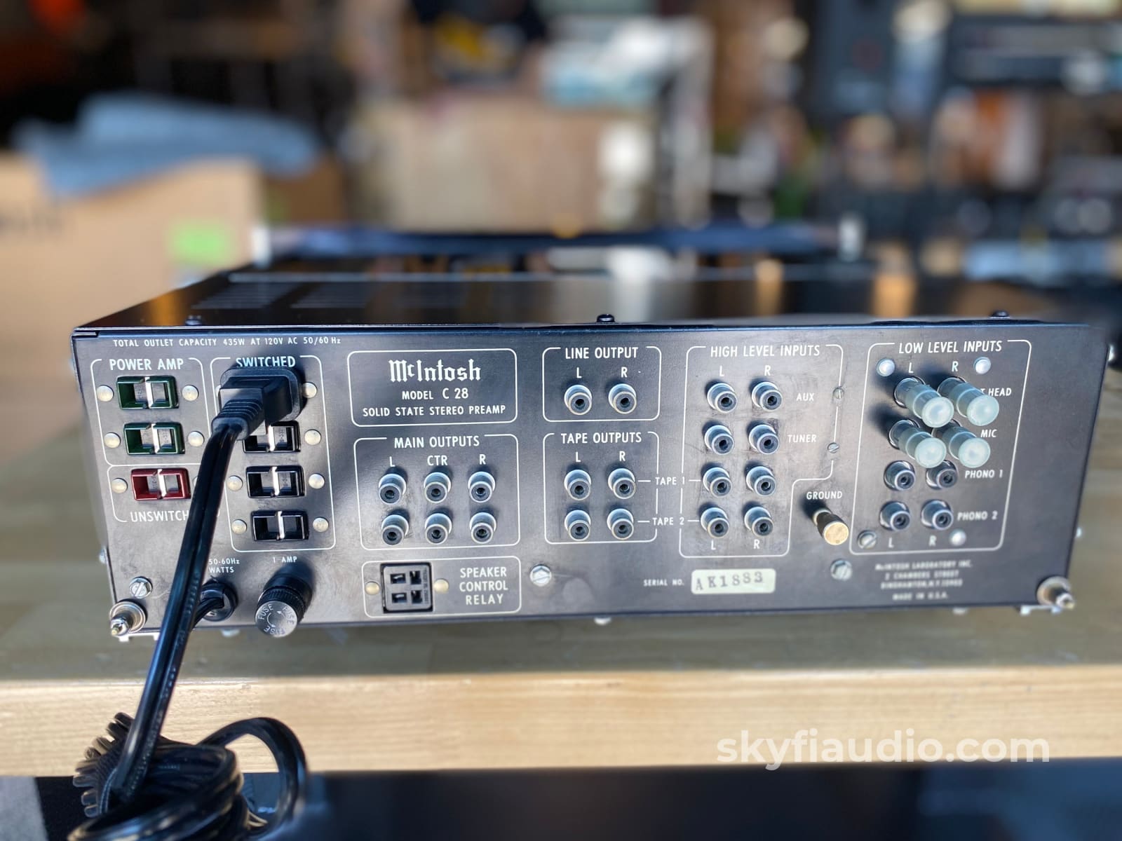 Mcintosh C28 Vintage Analog Preamp With Phono - Serviced Rec0T1O0Myntes6Nd