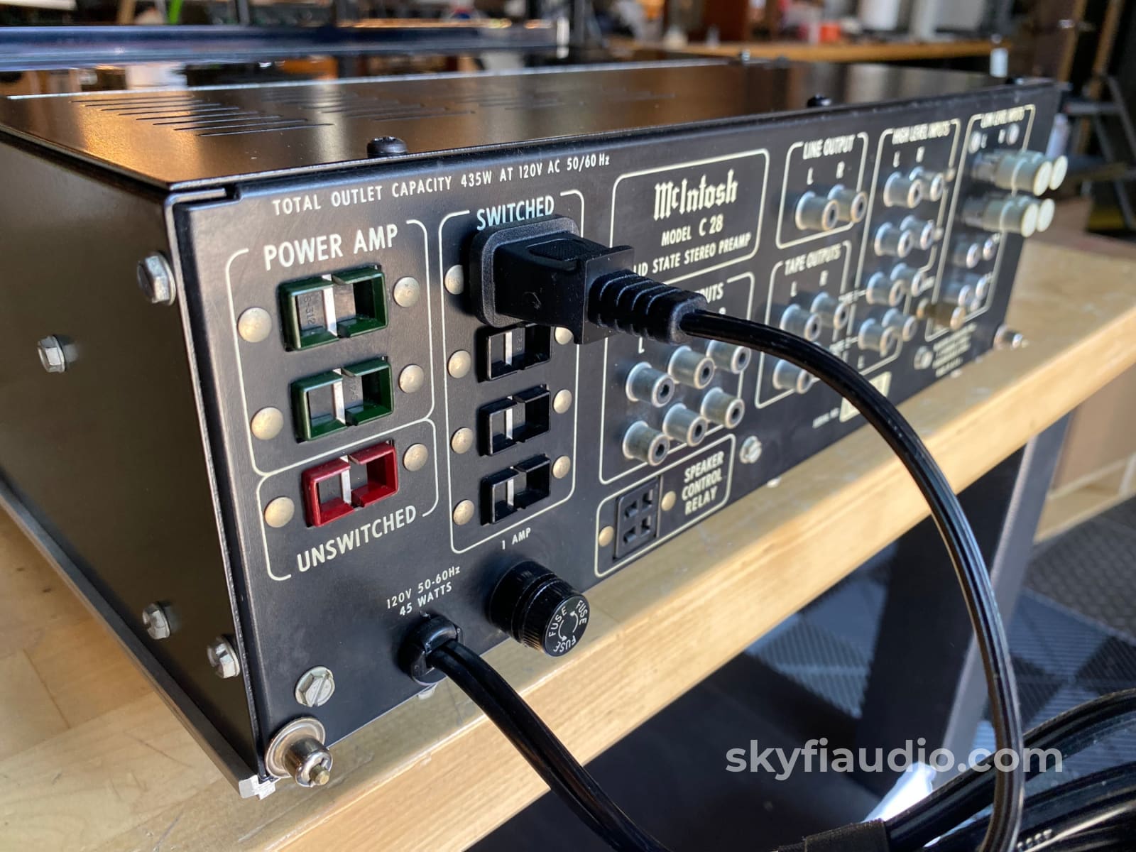 Mcintosh C28 Vintage Analog Preamp With Phono - Serviced Rec0T1O0Myntes6Nd