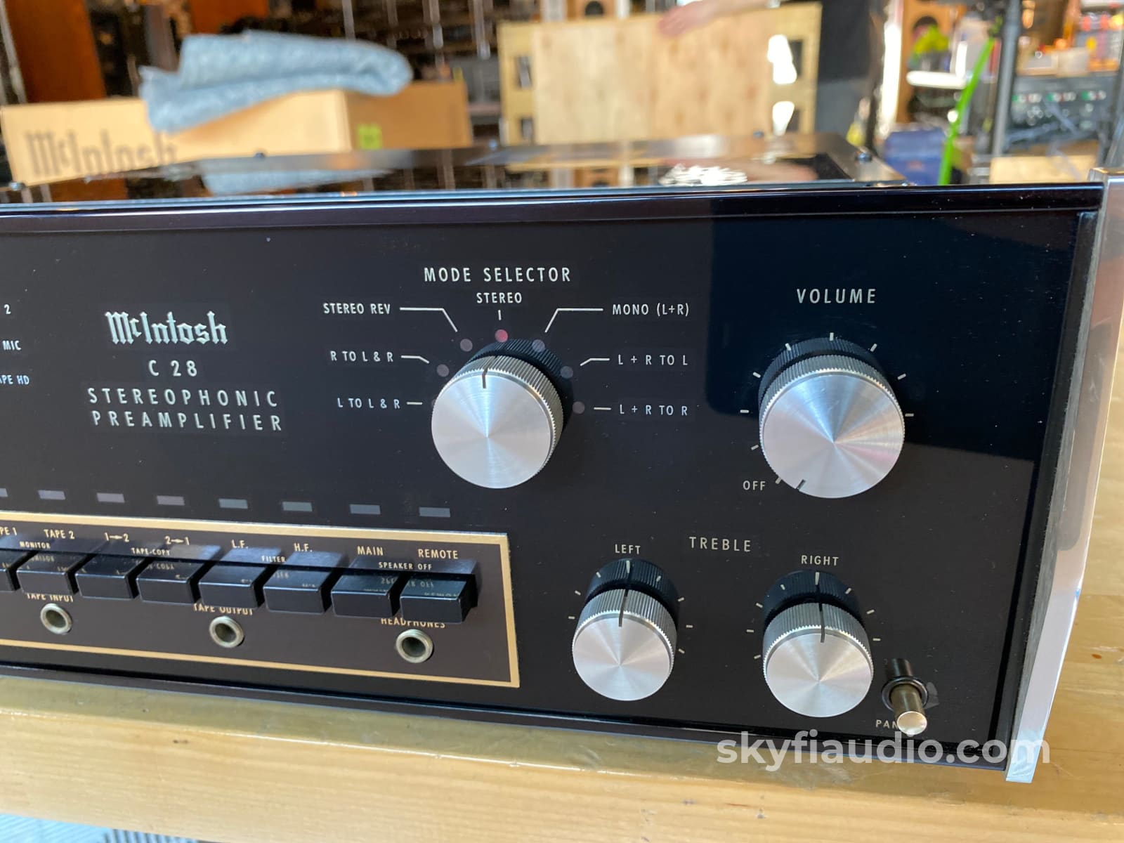 McIntosh C28 Vintage Analog Preamp with Phono - Serviced