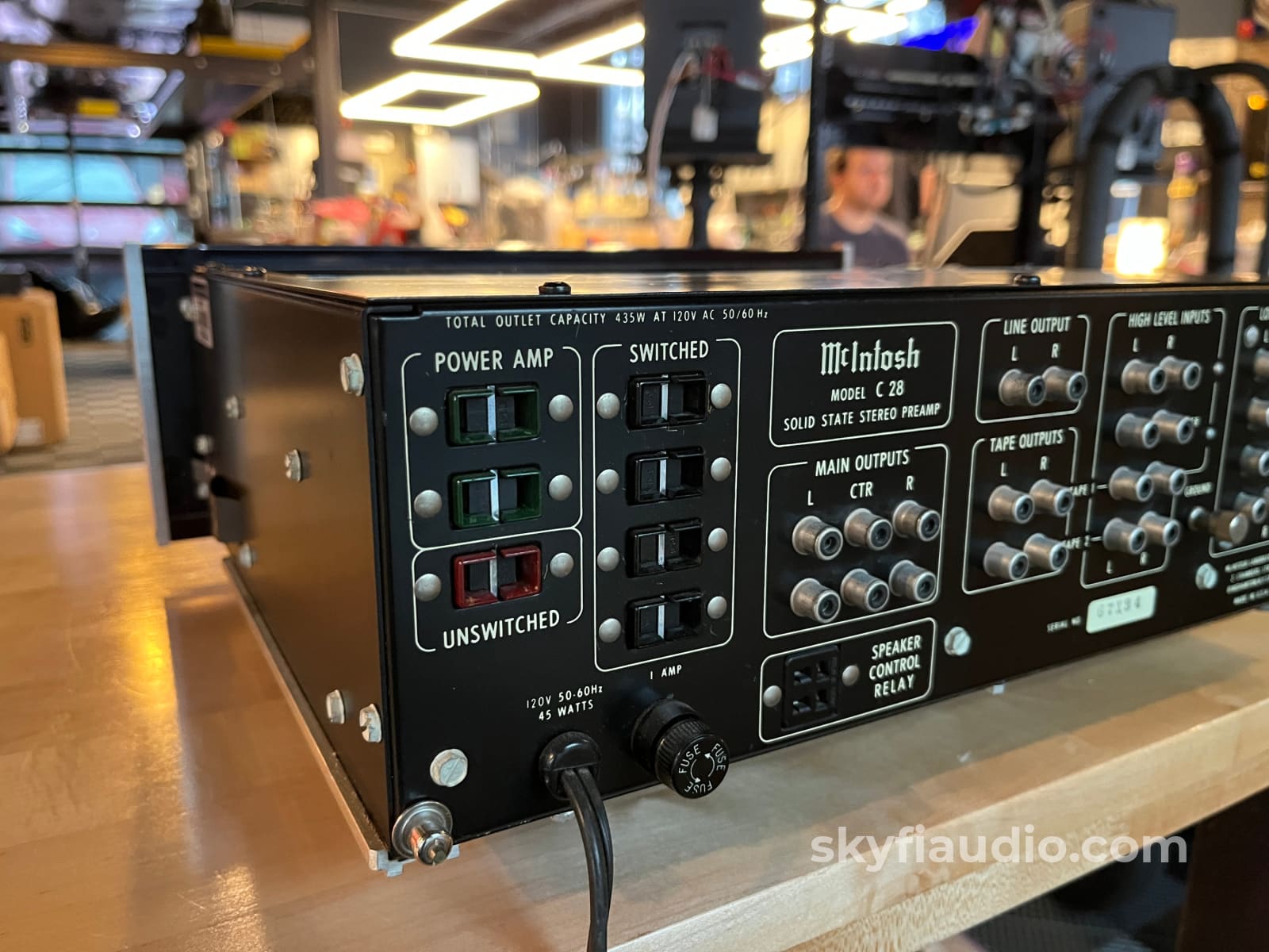 McIntosh C28 Vintage Solid State Preamplifier - Survivor Preamplifier