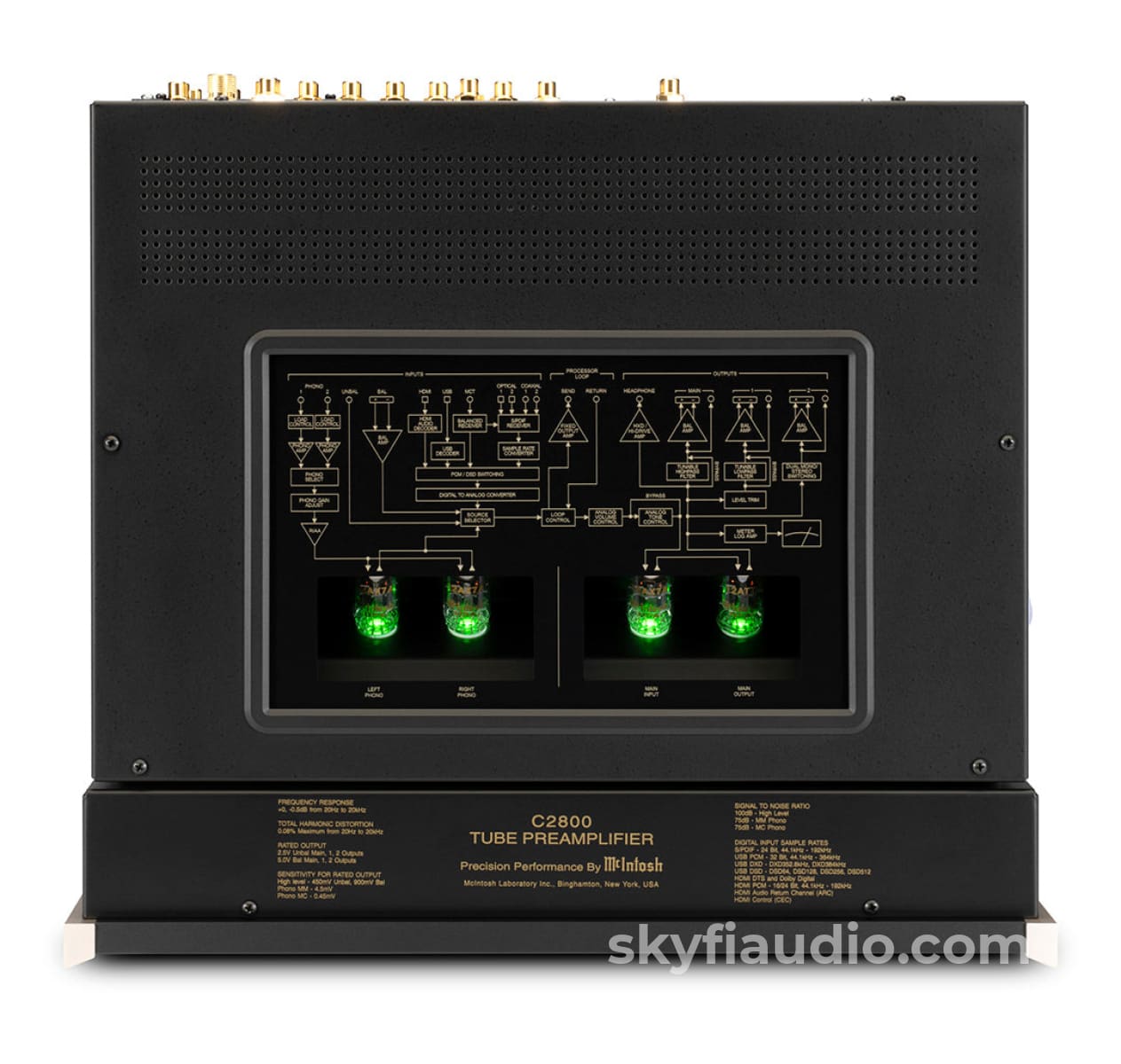 Mcintosh C2800 2 - Channel Vacuum Tube Preamplifier