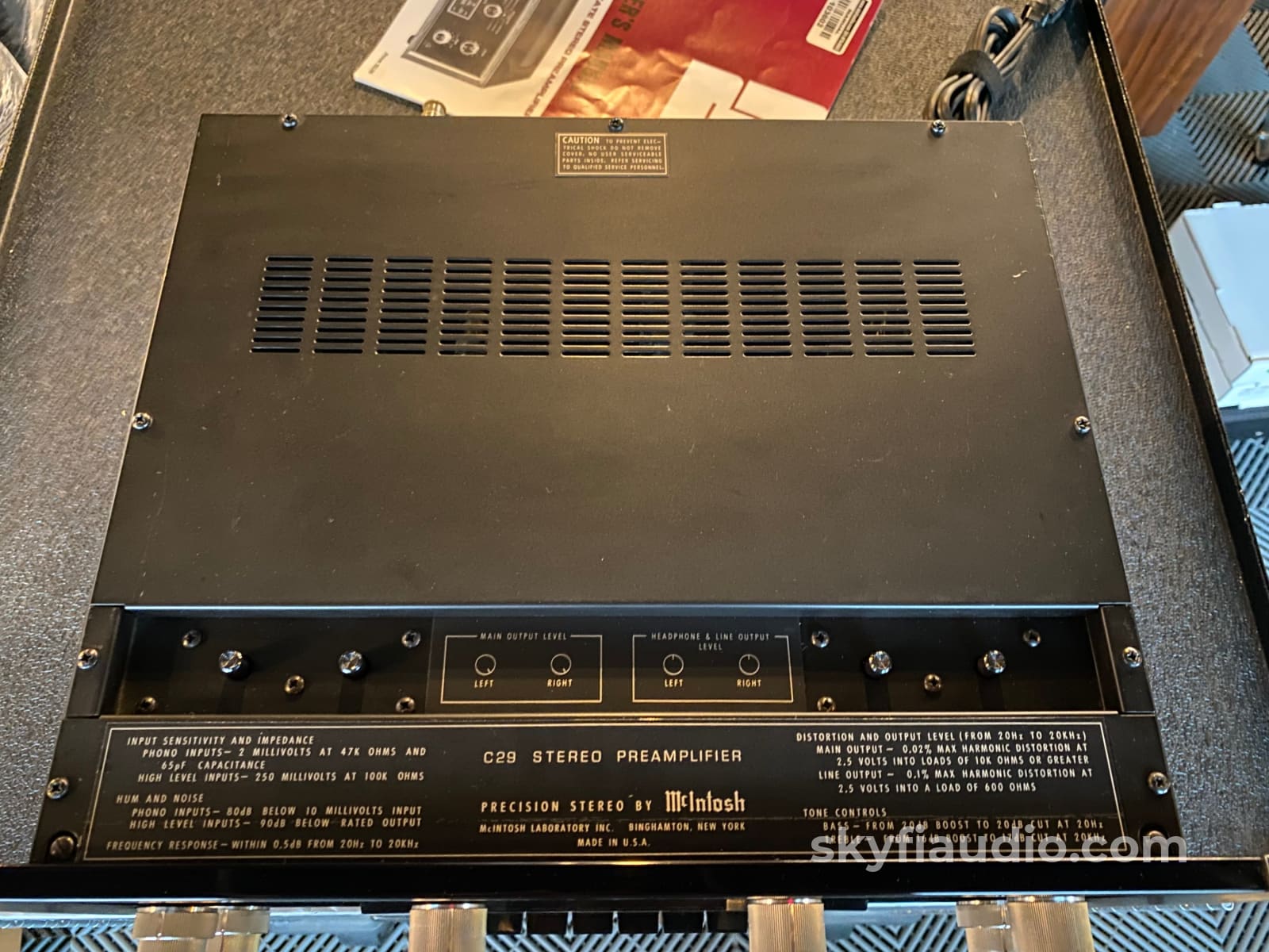 Mcintosh C29 Vintage Preamplifier