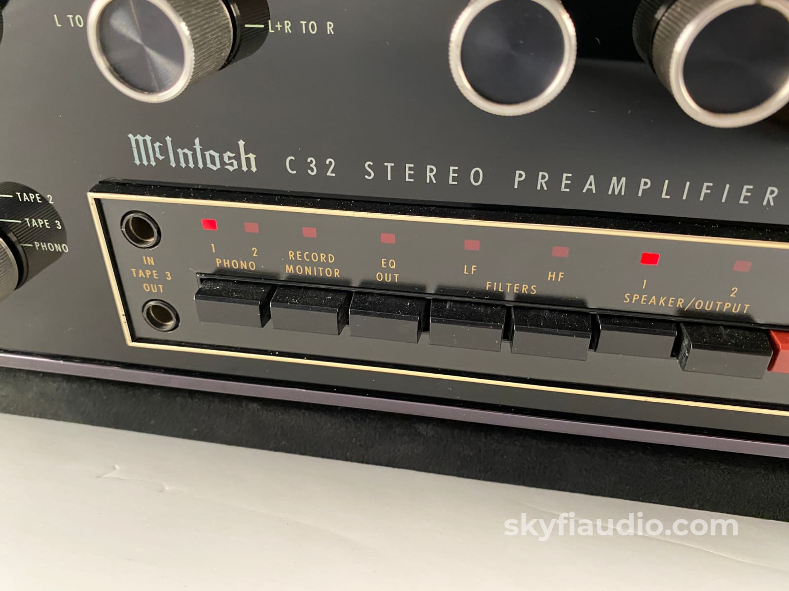 McIntosh C32 Vintage Analog Preamplifier with Phono