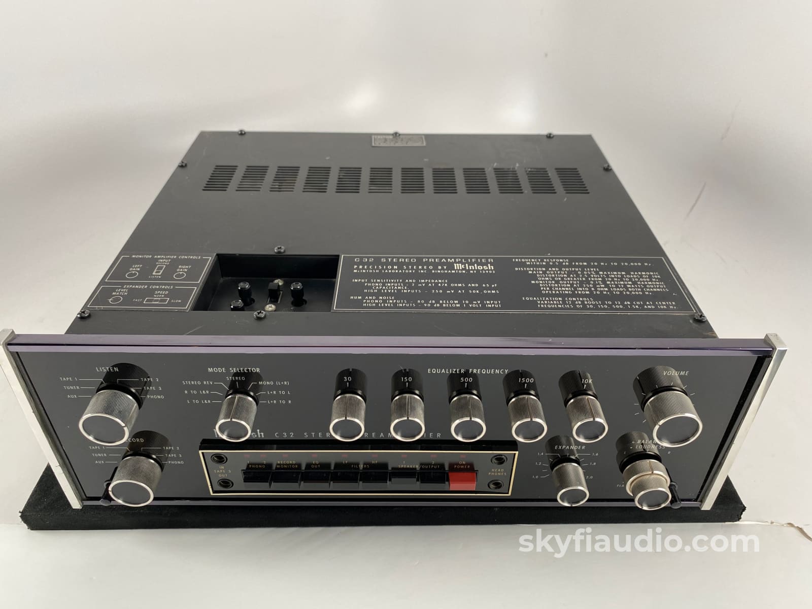 McIntosh C32 Vintage Preamplifier with Phono