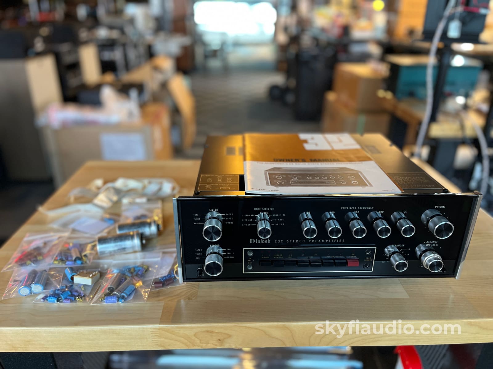 McIntosh C32 Vintage Solid State Preamplifier - SkyFi Overhauled Preamplifier