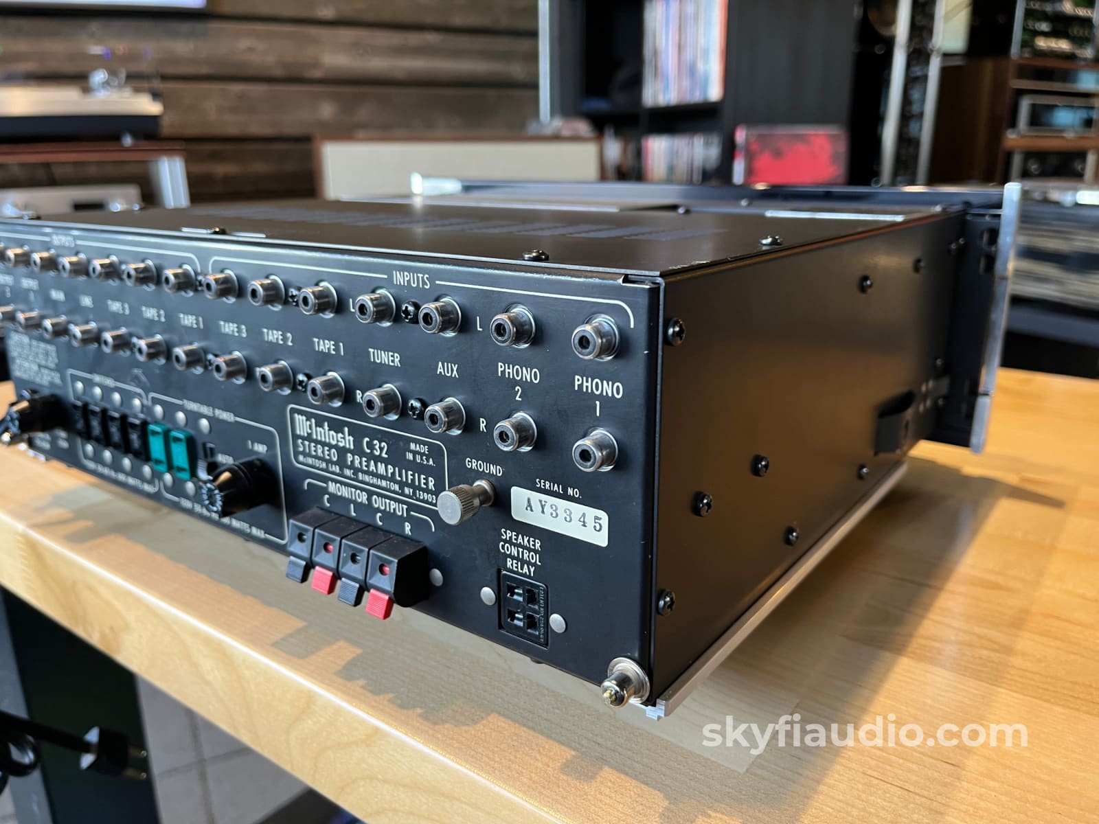 McIntosh C32 Vintage Solid State Preamplifier - SkyFi Overhauled Preamplifier