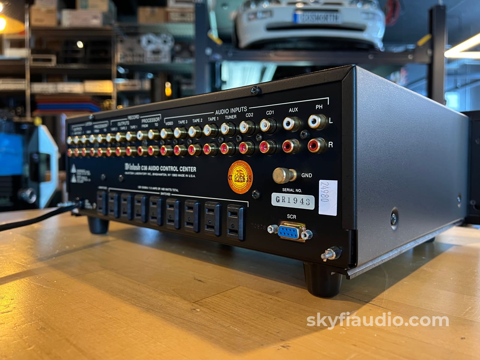 McIntosh C36 Preamplifier w/Phono - Survivor Condition, Narrow Width
