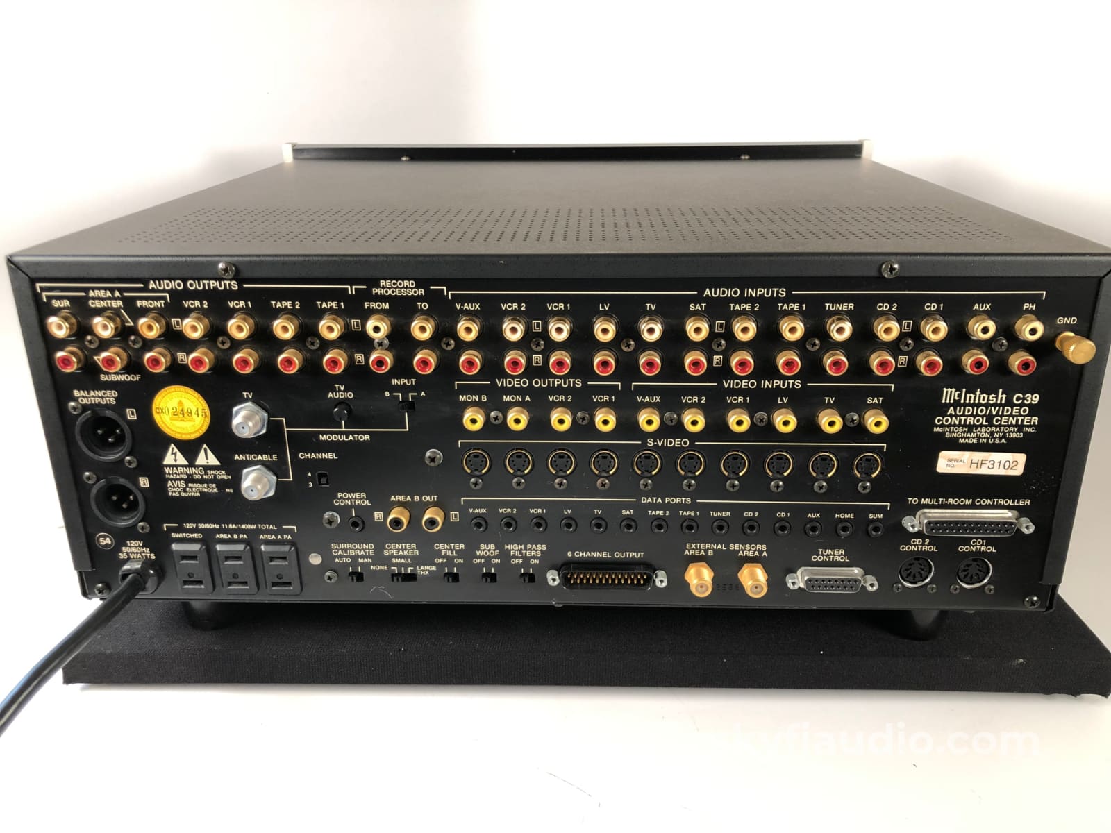 McIntosh C39 Solid State Preamp with Phono Input