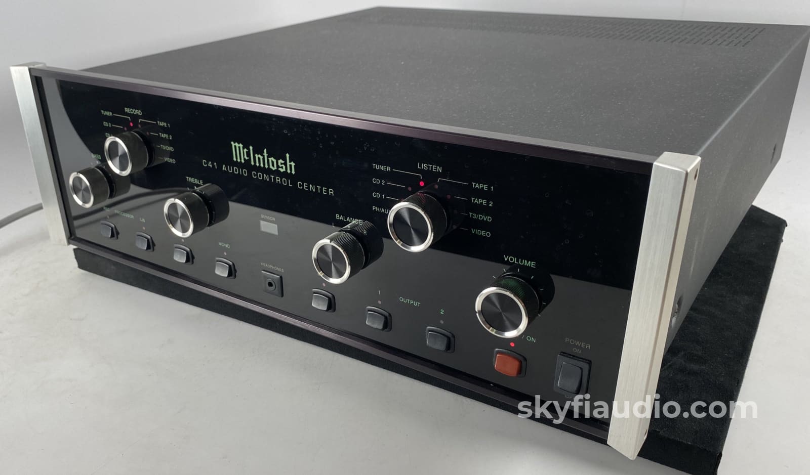 Mcintosh C41 All Analog Preamp With Phono Input And Remote Preamplifier