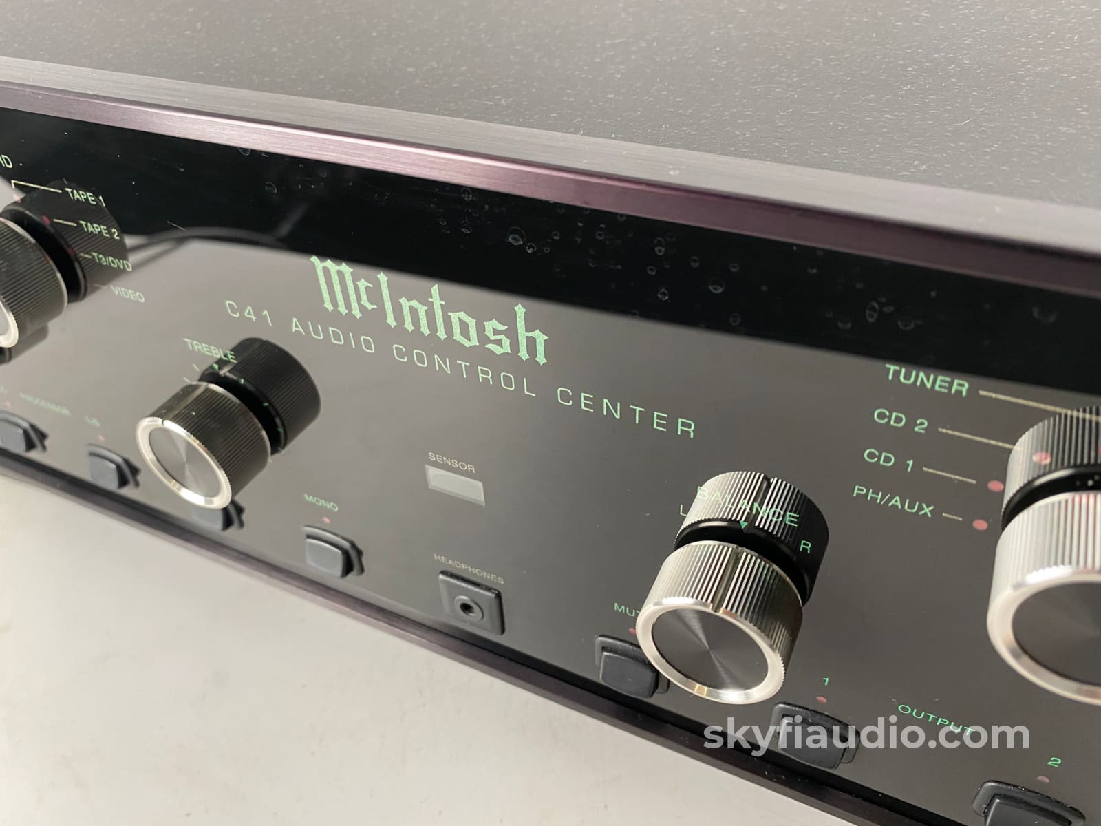 Mcintosh C41 All Analog Preamp With Phono Input And Remote Preamplifier