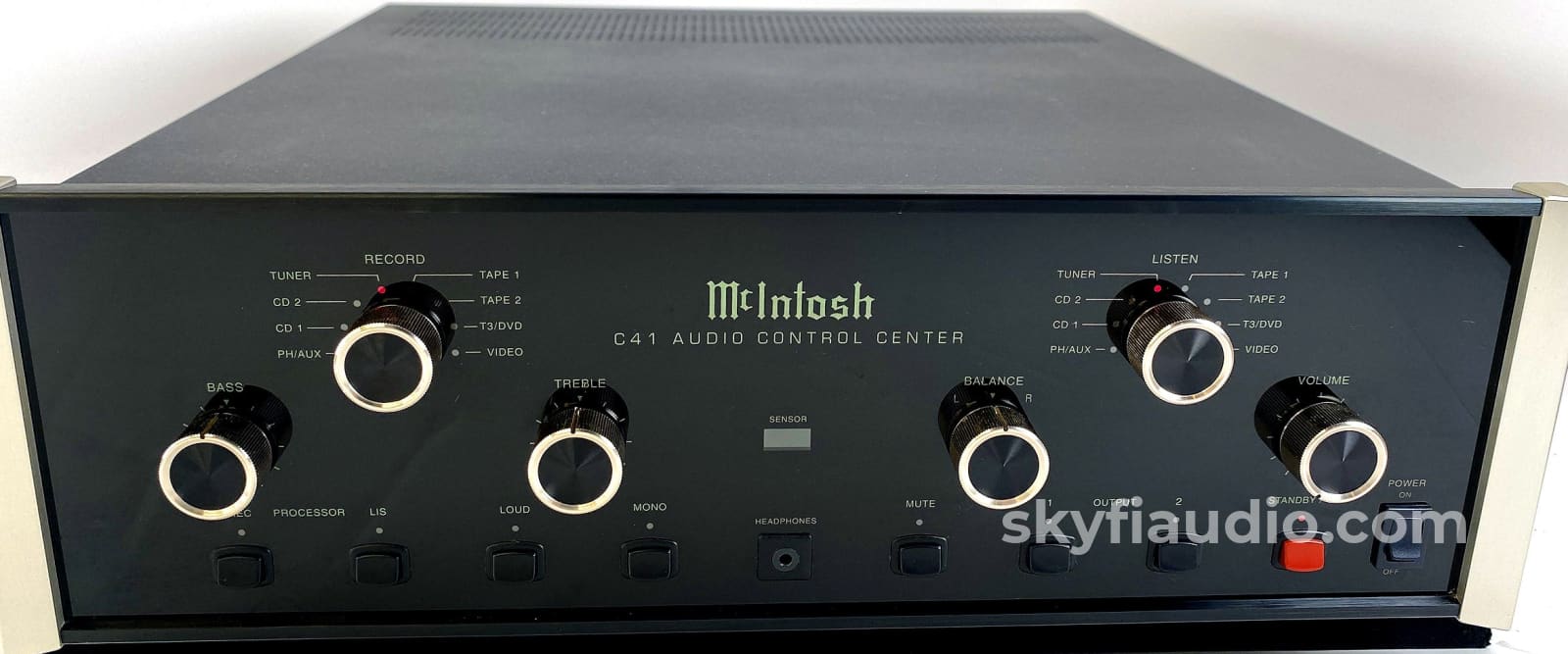 Mcintosh C41 All Analog Preamp With Remote And Phono Input Preamplifier